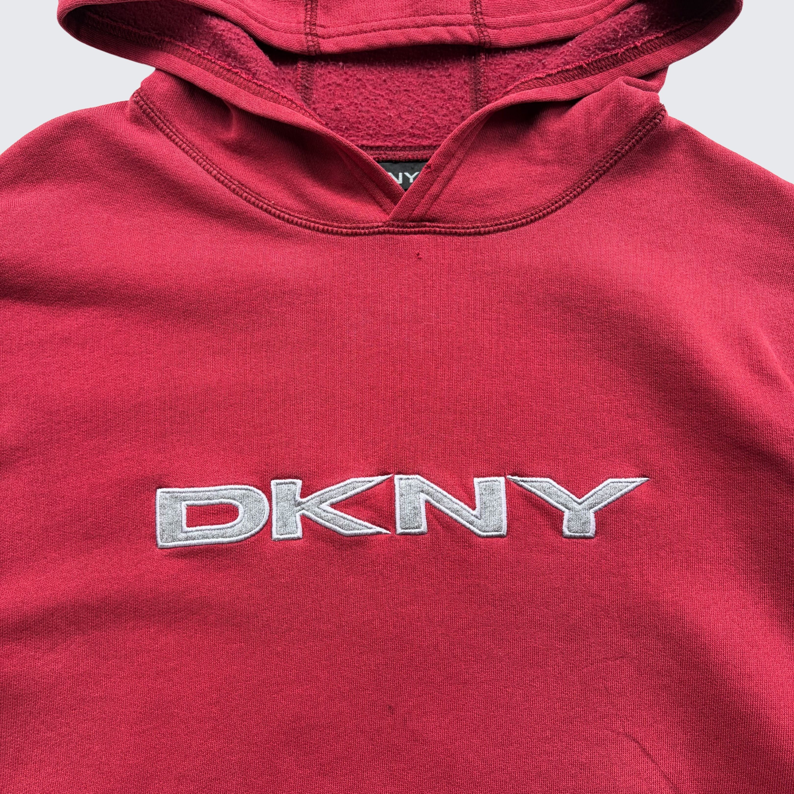 Donna Karan Vintage 1990s DKNY Towel Spellout Hoodie Size US XL / EU 56 / 4 - 2 Thumbnail