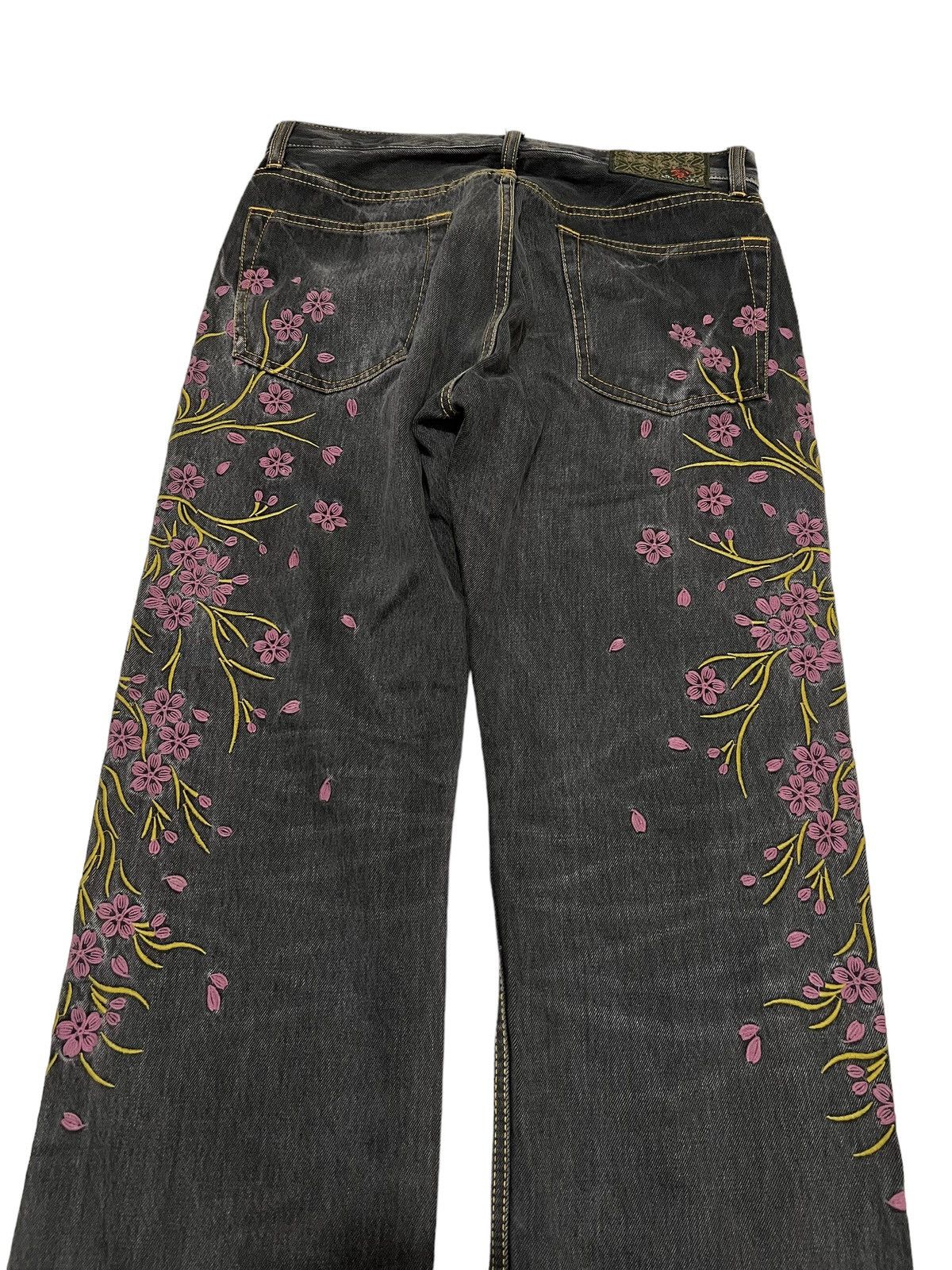 Eternal × Japanese Brand Eternal japanese sakura emboidered denim pants Size US 30 / EU 46 - 3 Thumbnail