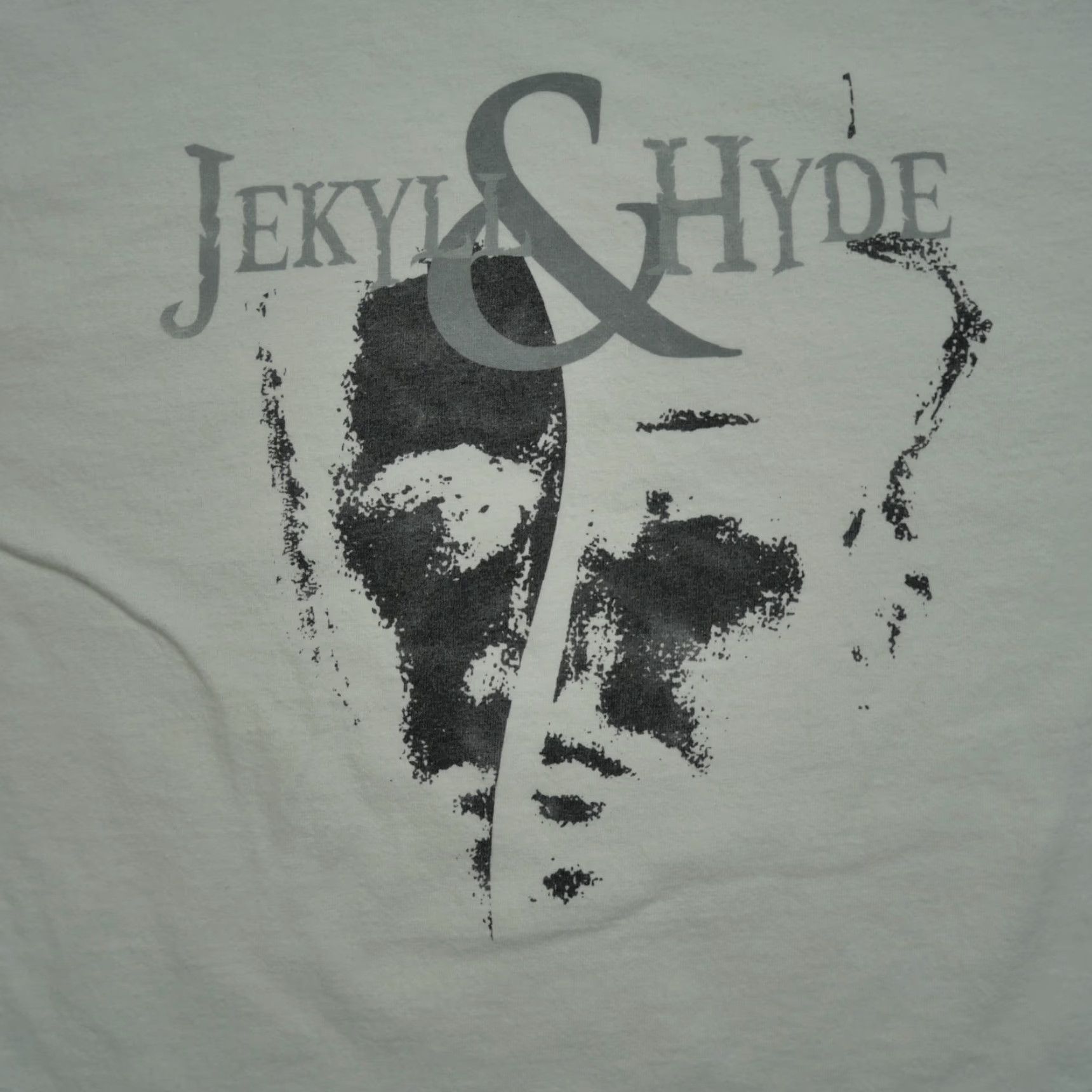 Vintage VINTAGE Jekyl And Hyde T-Shirt Mens XL White Cotton Graphic Print 90s Y2K Shirt Mens Size US XL / EU 56 / 4 - 6 Thumbnail
