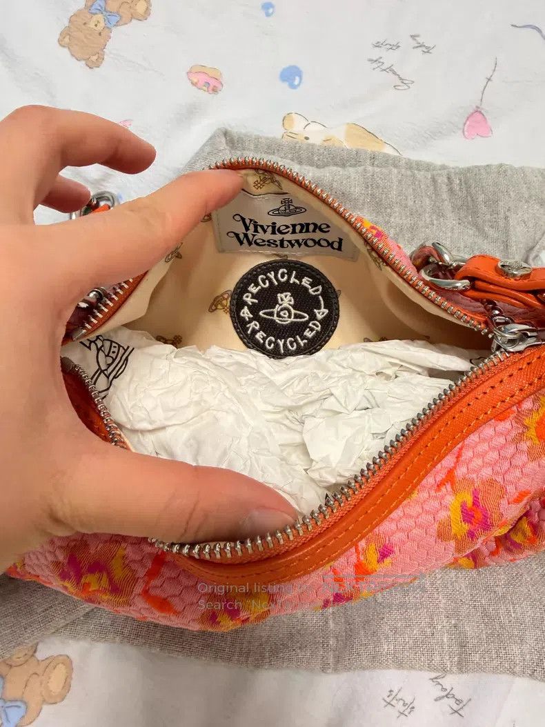 Vivienne Westwood Vivienne Westwood size os Cindy Cylinder Bag Orange Flower Size ONE SIZE - 5 Thumbnail