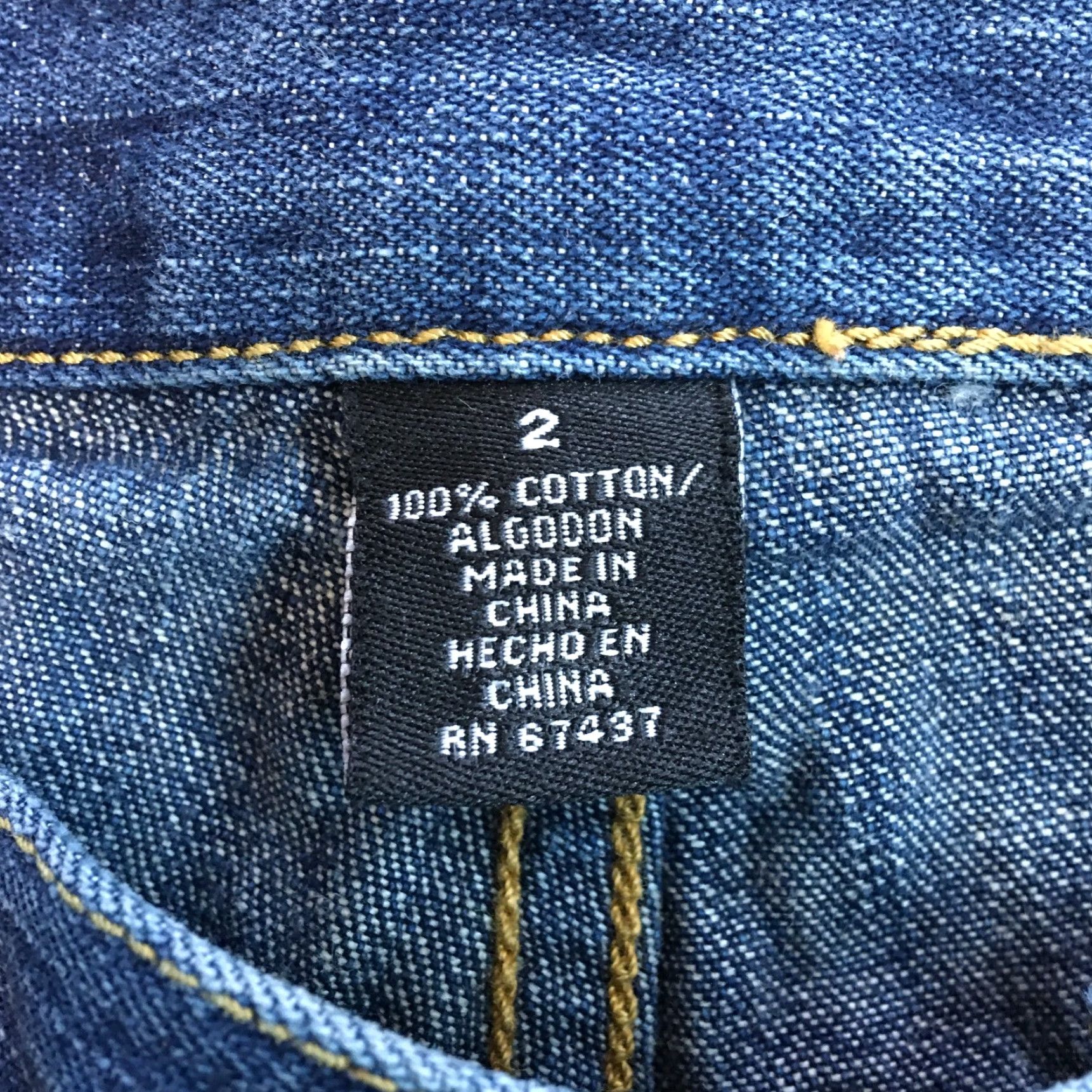 Ralph Lauren Polo Ralph Lauren Womens Cropped Jeans Denim Blue Size 2 28 Inseam 24in Low Rise 5-Pocket Cuffed 8in Belt Loops Button Zipper Size 26" / US 2 / IT 38 - 6 Thumbnail