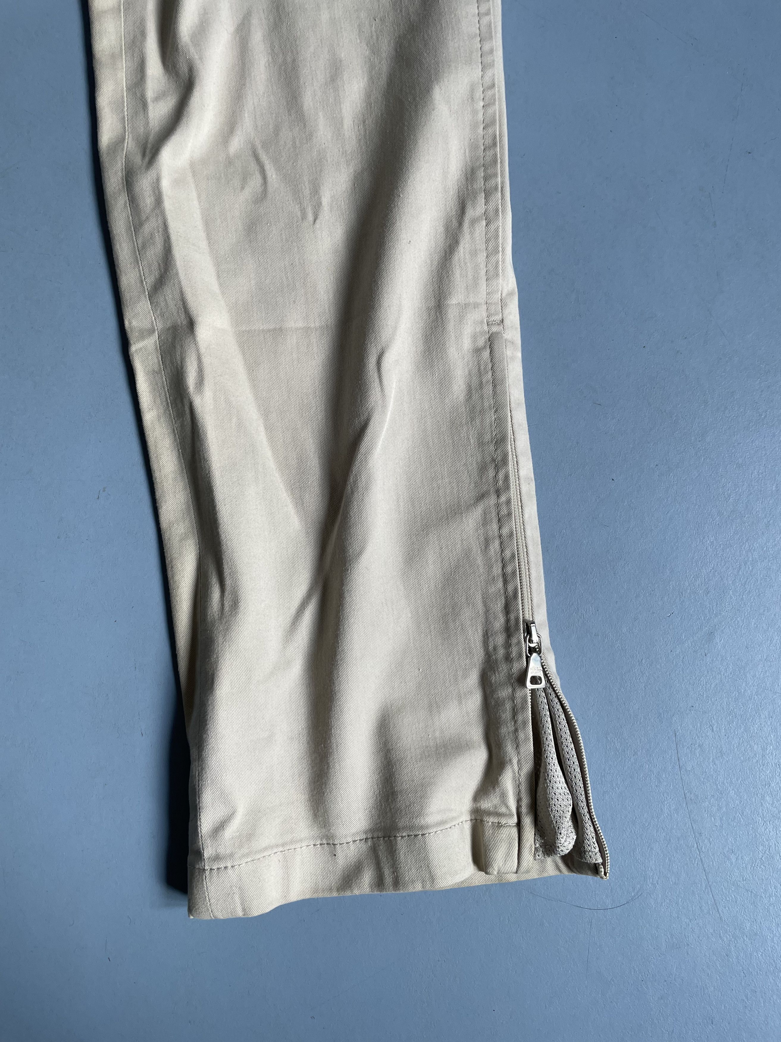 Prada Prada trackpants beige 46 trousers zipper cotton flared Size US 30 / EU 46 - 8 Thumbnail