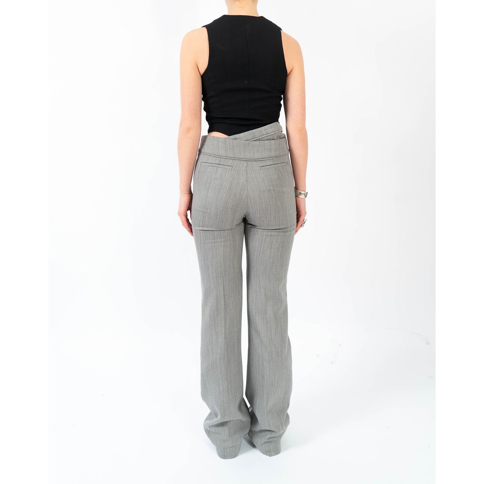 Haider Ackermann SS20 Waistcoat in Black Viscose Size XS / US 0-2 / IT 36-38 - 5 Thumbnail