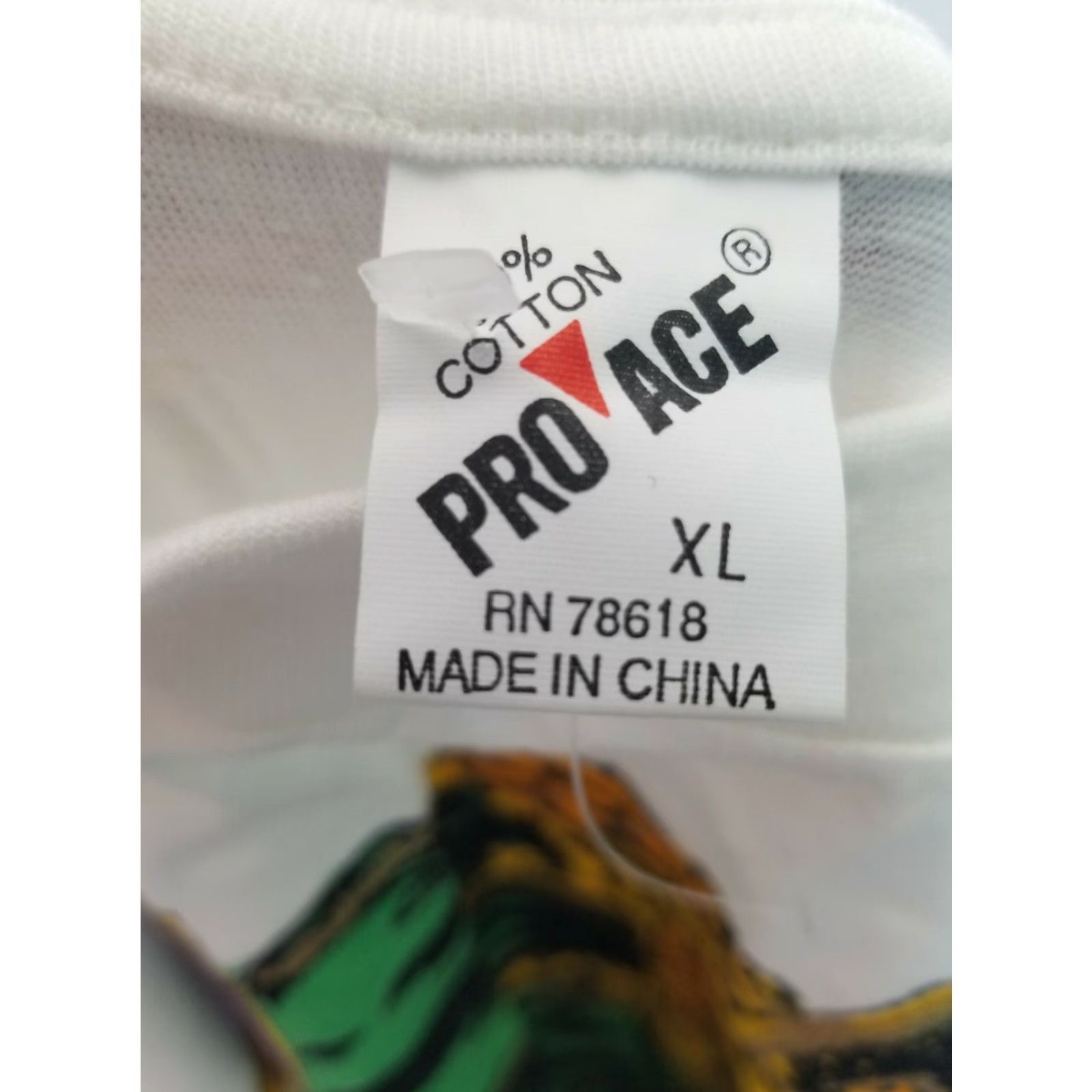 Vintage VINTAGE 80s Mens XL Jaguar Cheetah Tropical Floral Glitter T Shirt Single Stitch Pro Ace Size US XL / EU 56 / 4 - 6 Thumbnail