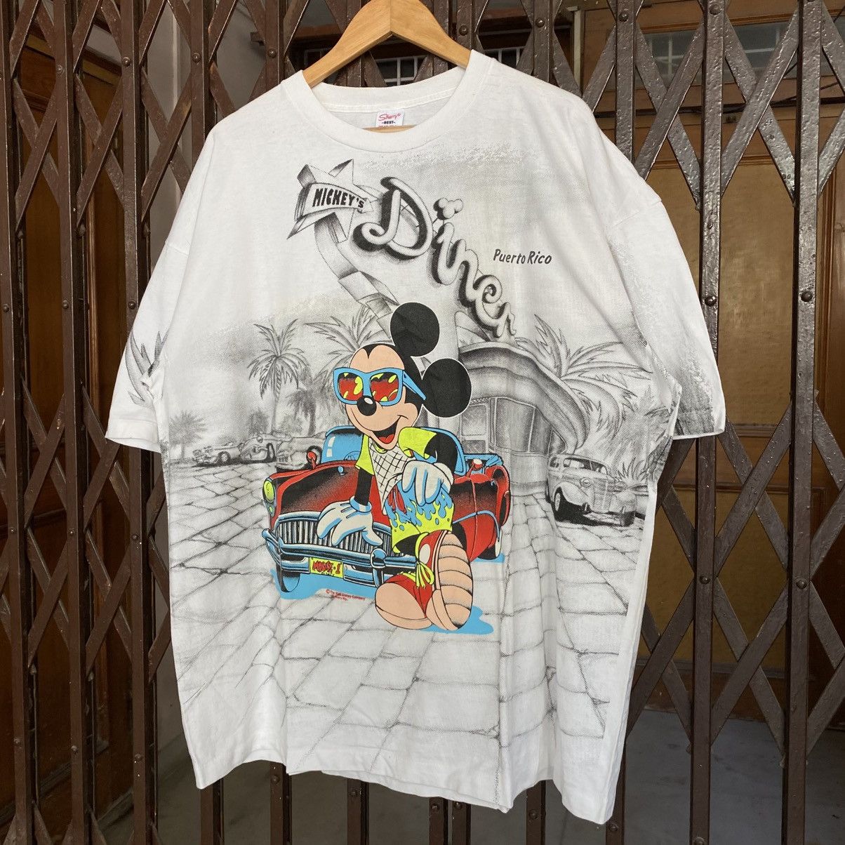 Band Tees Vintage Mickey Mouse Disney all over print shirt Size US XL / EU 56 / 4 - 2 Thumbnail