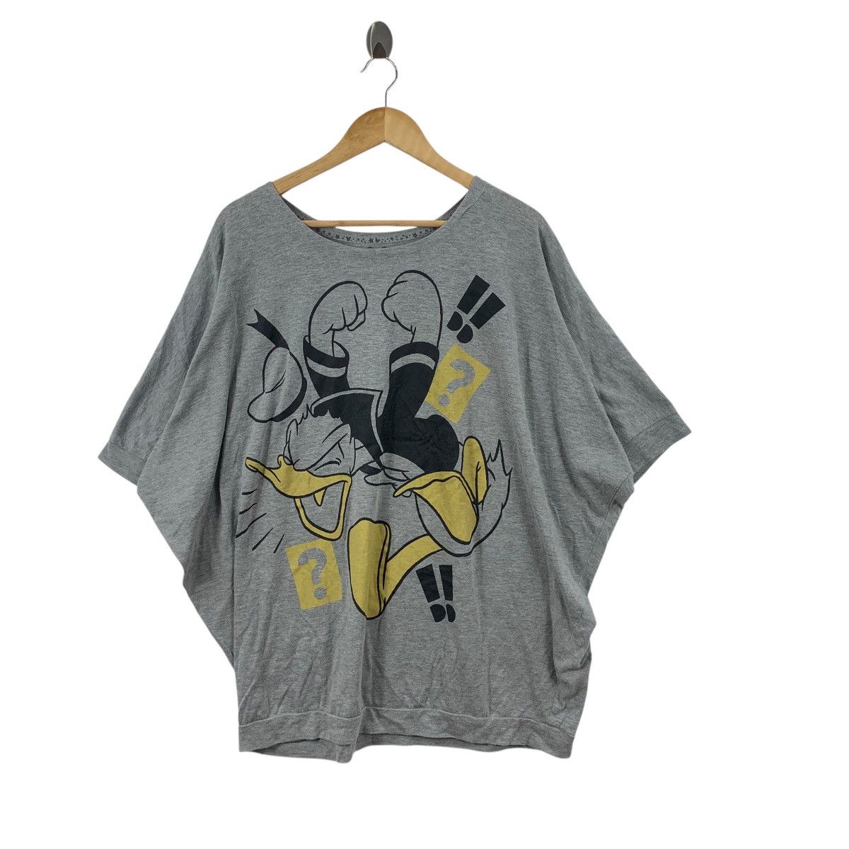 Disney DISNEY DONALD DUCK Angry Cartoon Mickey Blouse Tee Shirt Top Size 3XL / US 20-22 - 3 Thumbnail