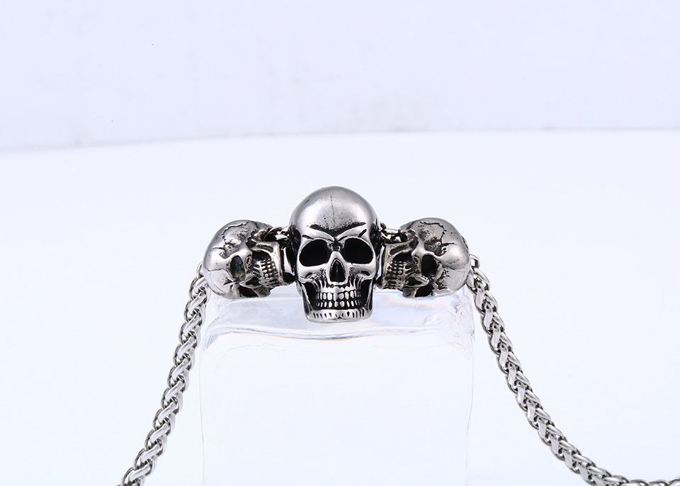 Jewelry Skeleton Skull Necklace Size ONE SIZE - 3 Thumbnail