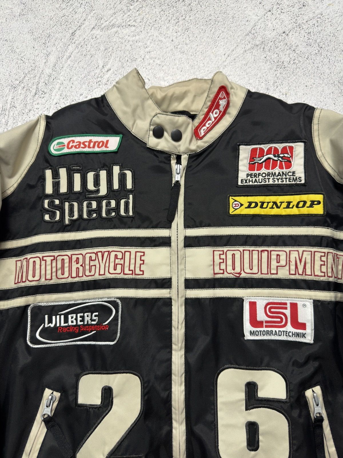 NASCAR VINTAGE 💥 HIGH SPEED NASCAR RACING JACKET Size US M / EU 48-50 / 2 - 7 Thumbnail
