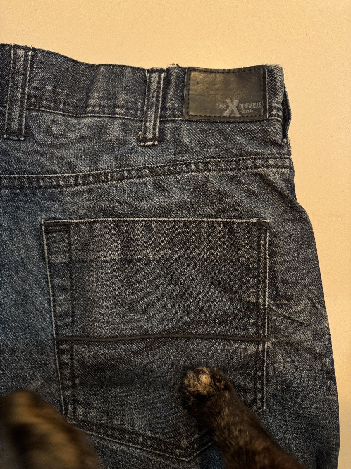 Lee Lee x dungarees bootcut dark wash denim Size US 34 / EU 50 - 6 Thumbnail