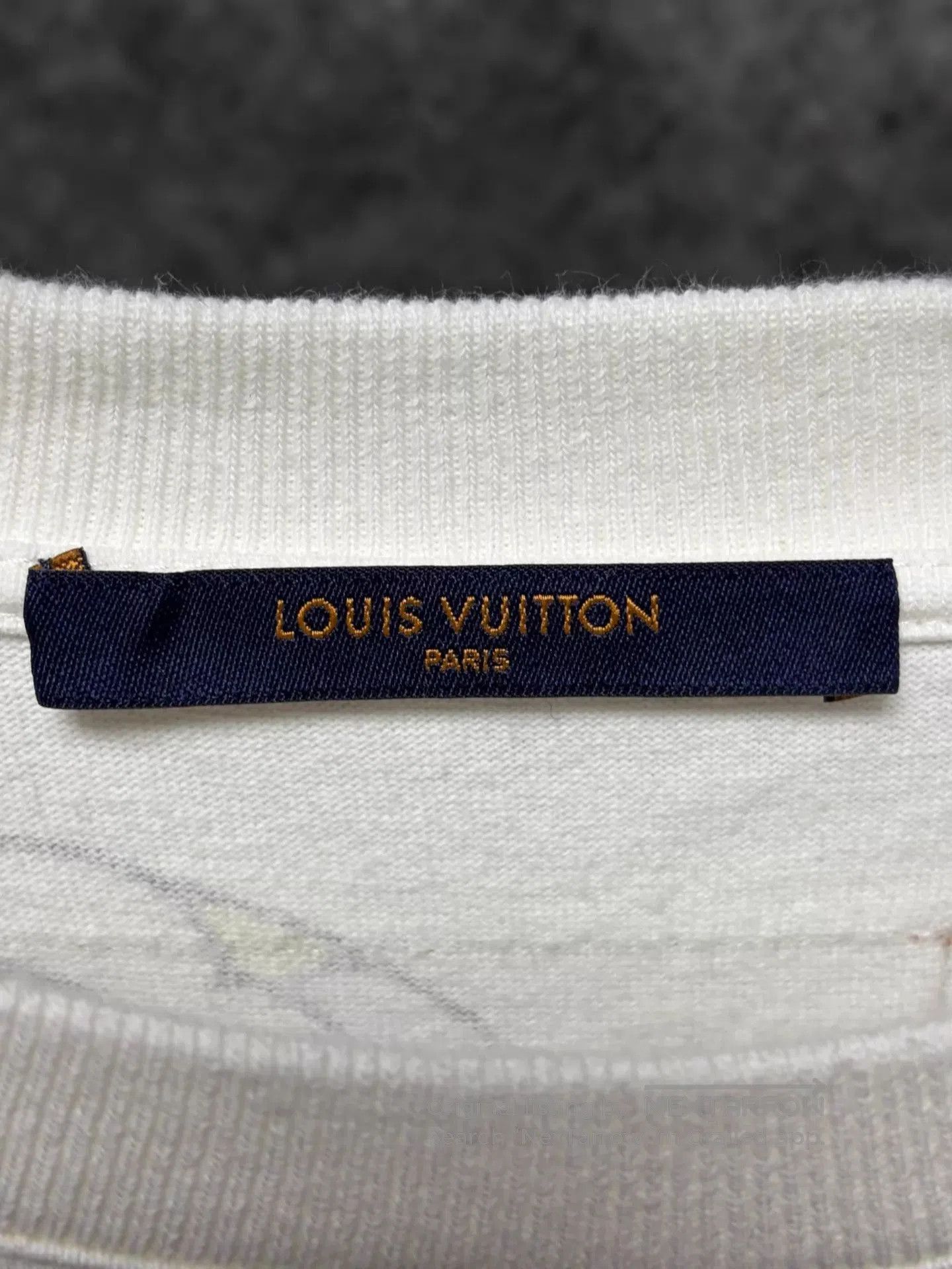 Louis Vuitton White Short Sleeve Graphic Print T. Size US L / EU 52-54 / 3 - 3 Thumbnail