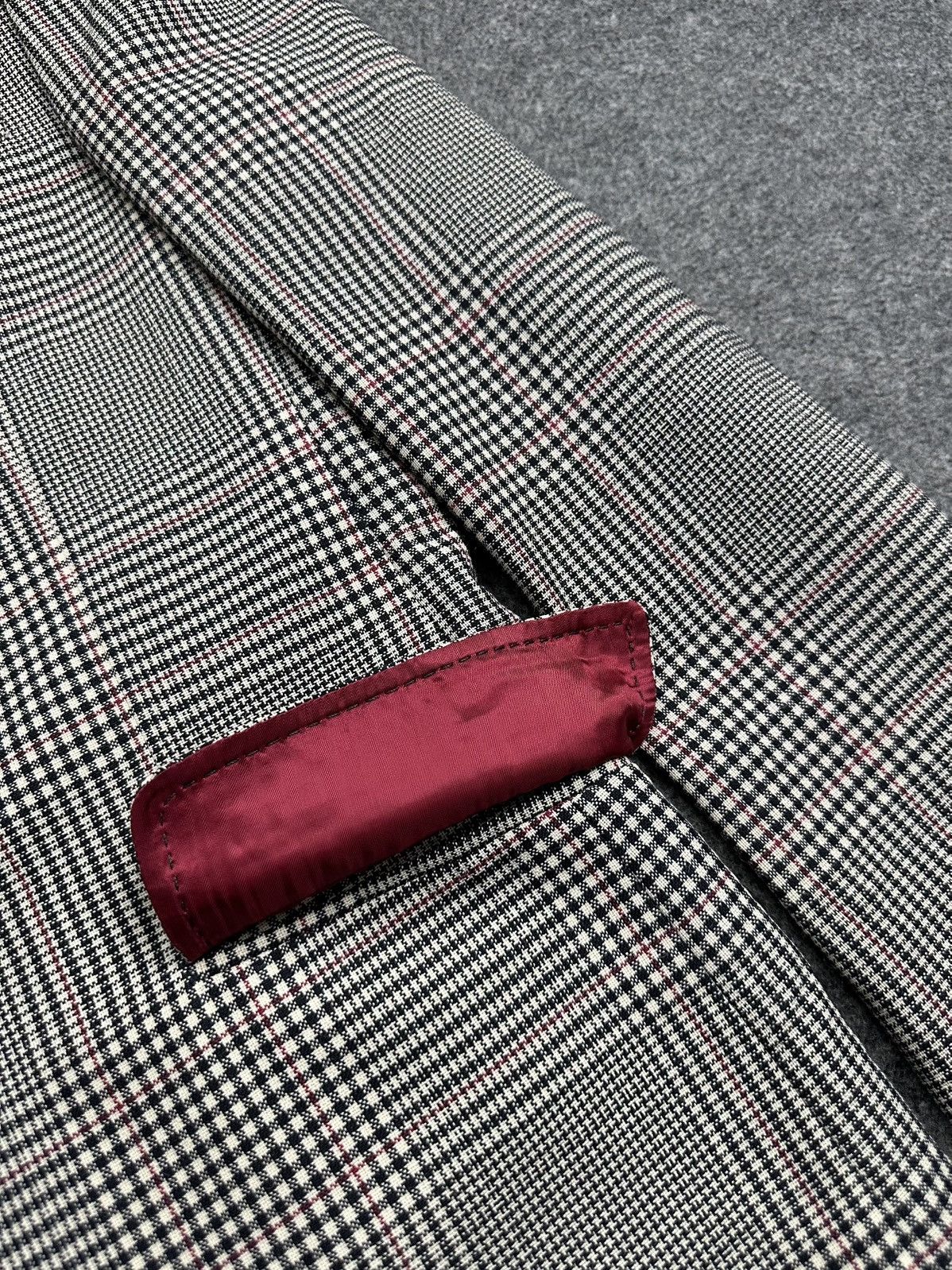Gucci Gucci - Mohair Houndstooth Blazer Jacket - Peak Lapel Collar Size 48R - 14 Thumbnail