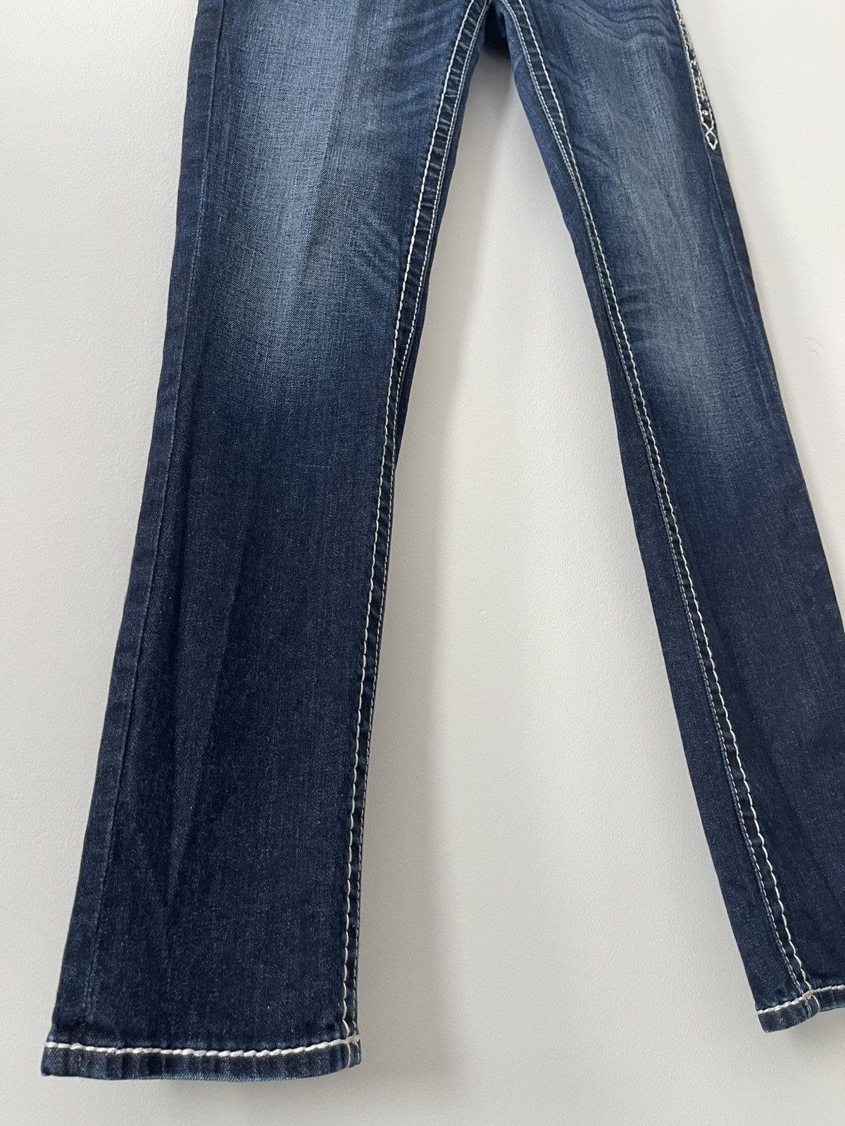 Rock Revival Rare ROCK REVIVAL Skinny Embellished Flap Pockets Size US 29 - 5 Thumbnail