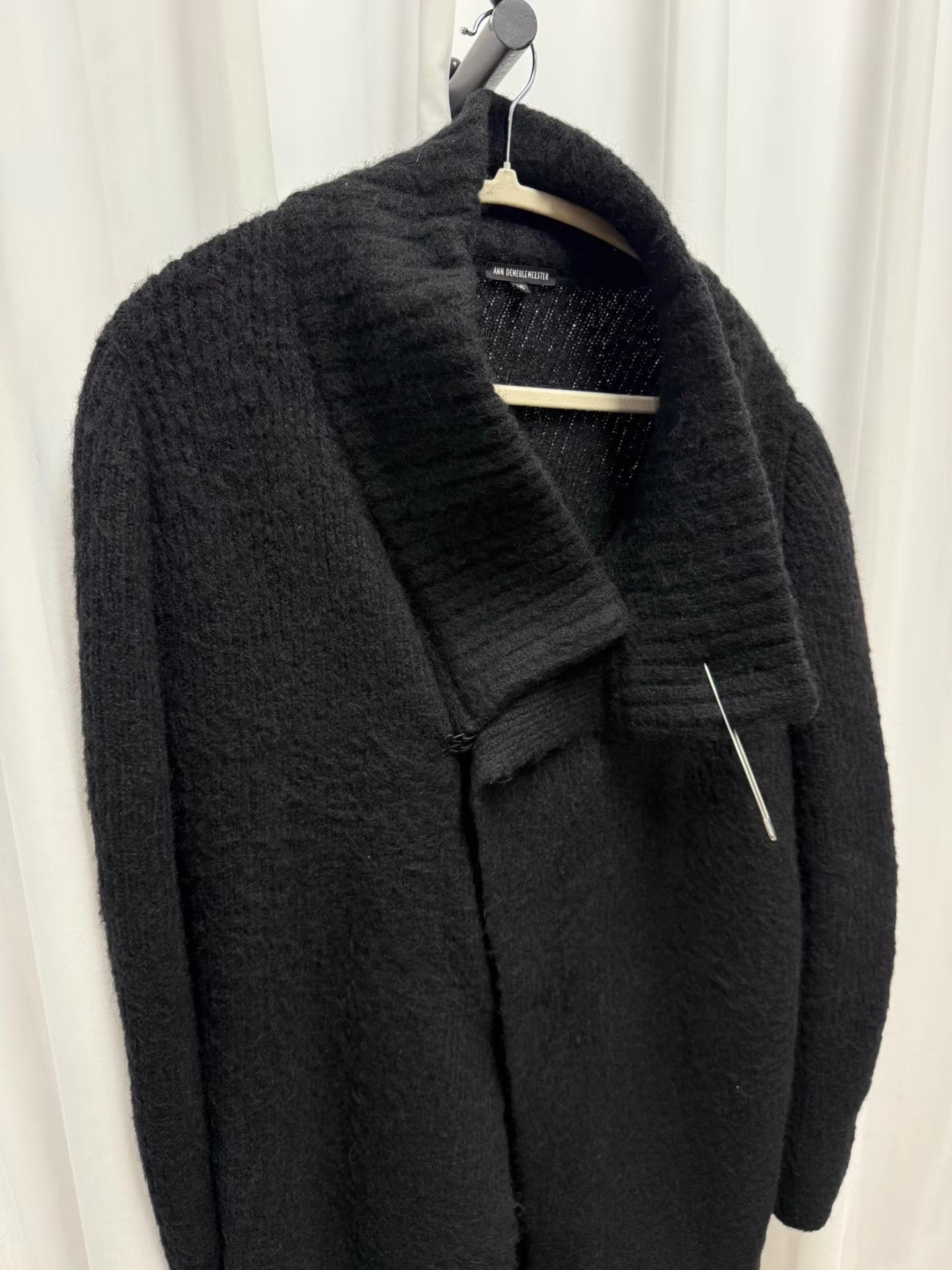 Ann Demeulemeester Ann Demeulemeester Mohair Scarf Collar Frog Closure Coat K20 Size XS / US 0-2 / IT 36-38 - 7 Thumbnail