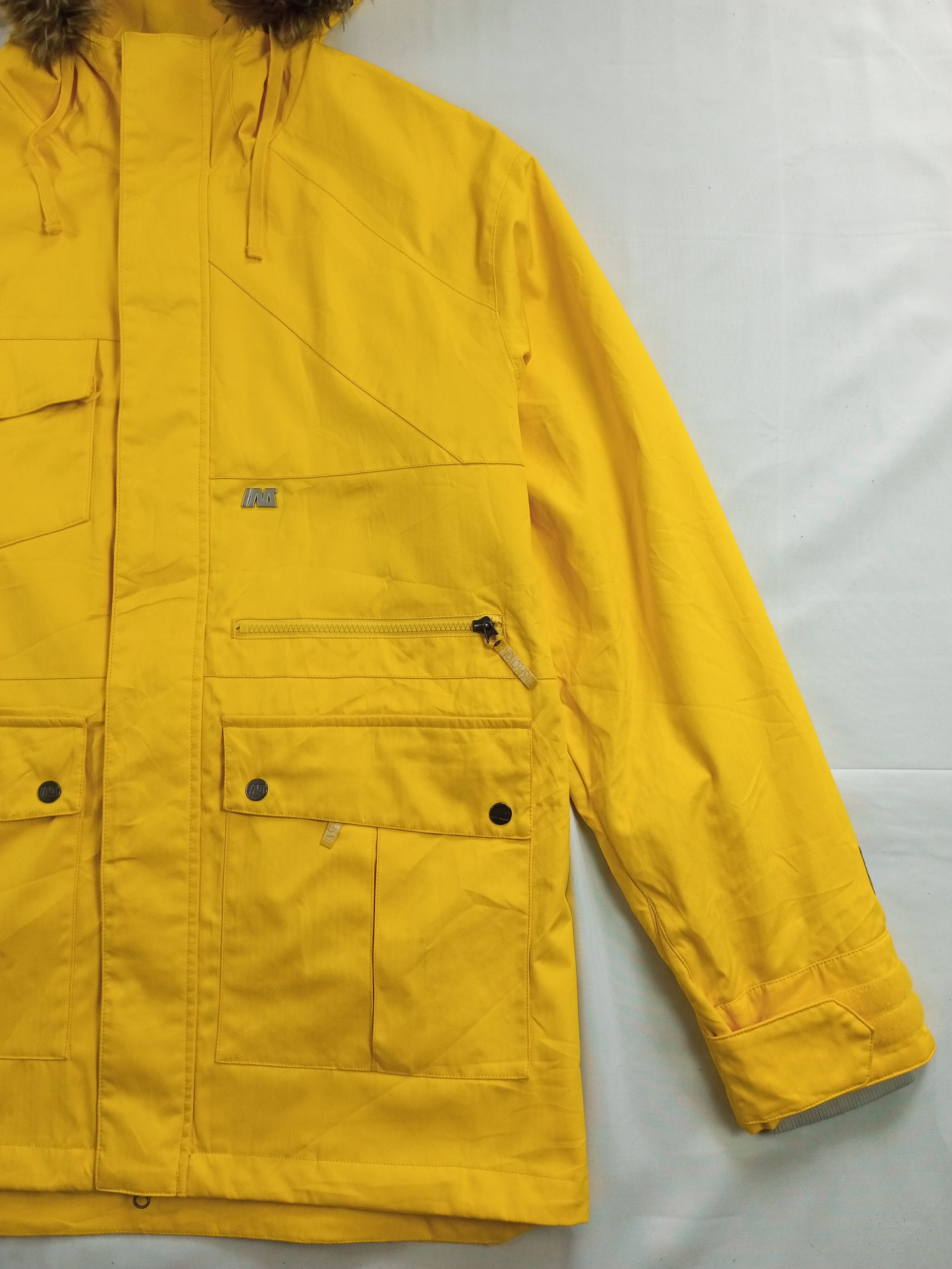 Japanese Brand Inspection Removable Fur Parka Jacket L.G.B. Style Size US L / EU 52-54 / 3 - 5 Thumbnail