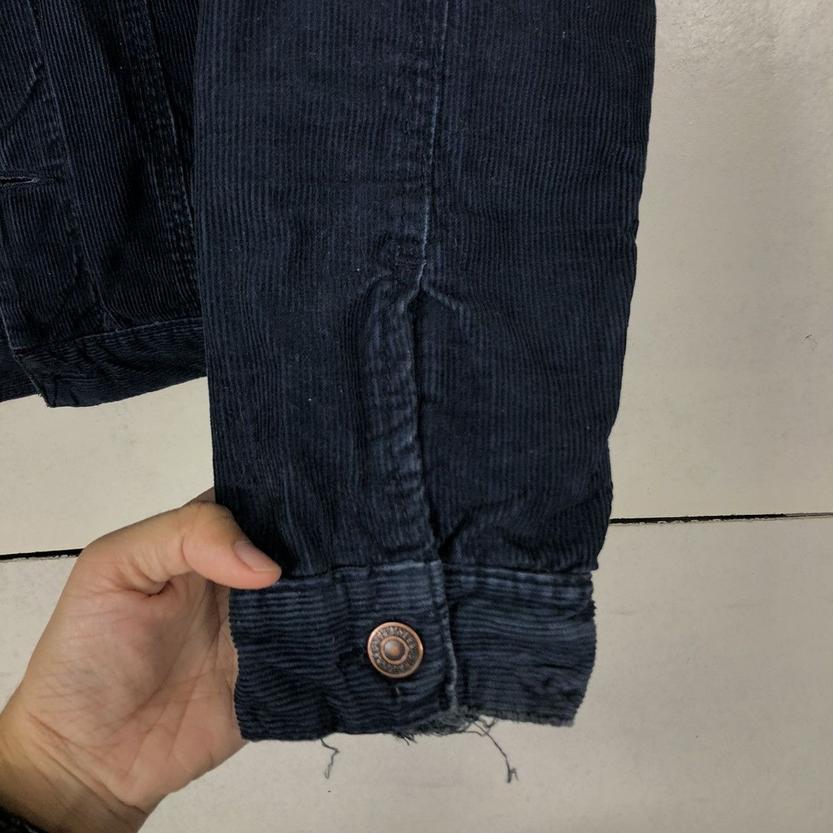 Levi's 🔥VINTAGE BIKER TRUCKER JACKET LEVI’S CORDUROY BLANKET Size US M / EU 48-50 / 2 - 17 Thumbnail