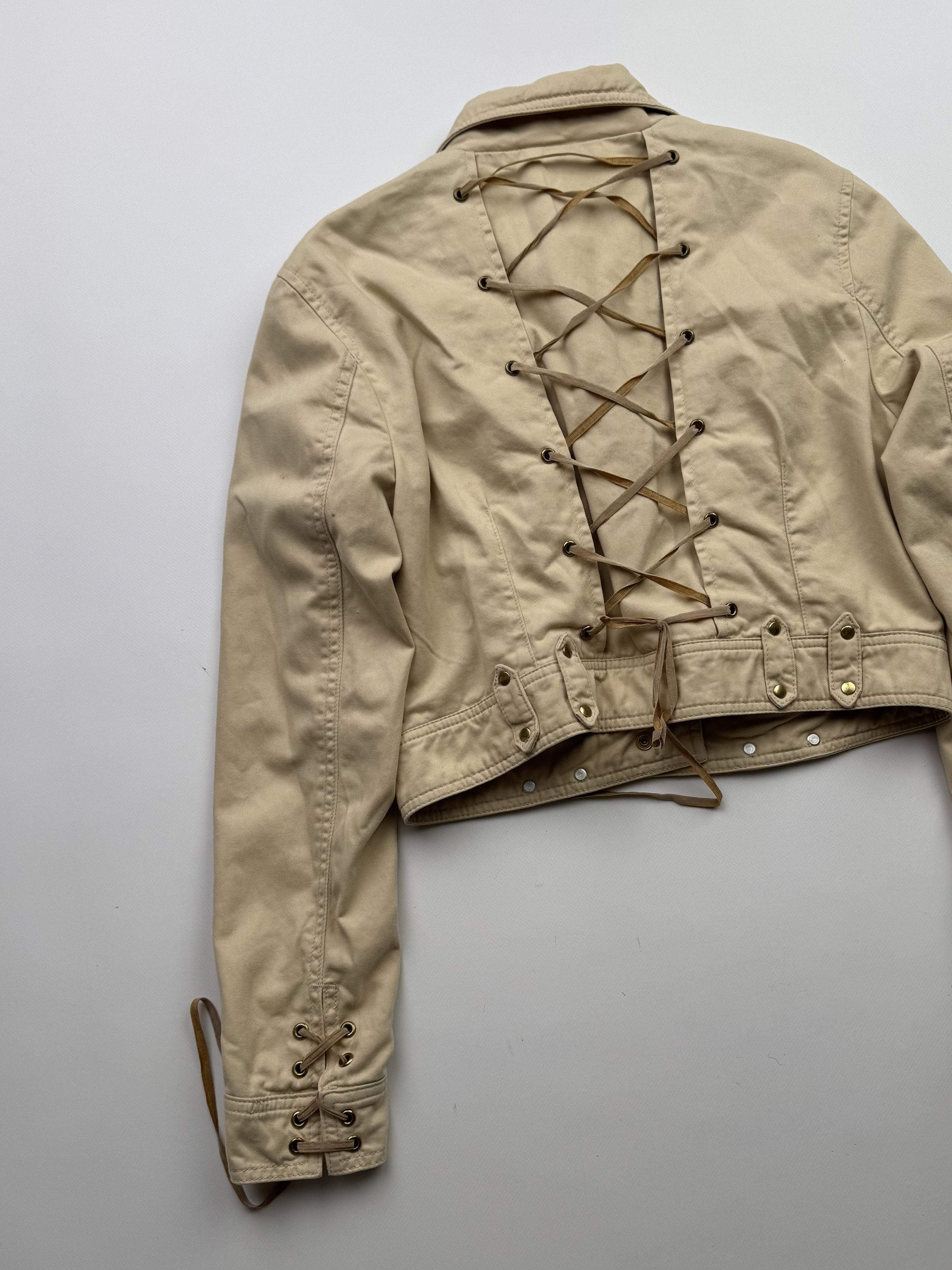 Japanese Brand Vintage Cropped Jacket B414(V2)E2 Size S / US 4 / IT 40 - 8 Thumbnail