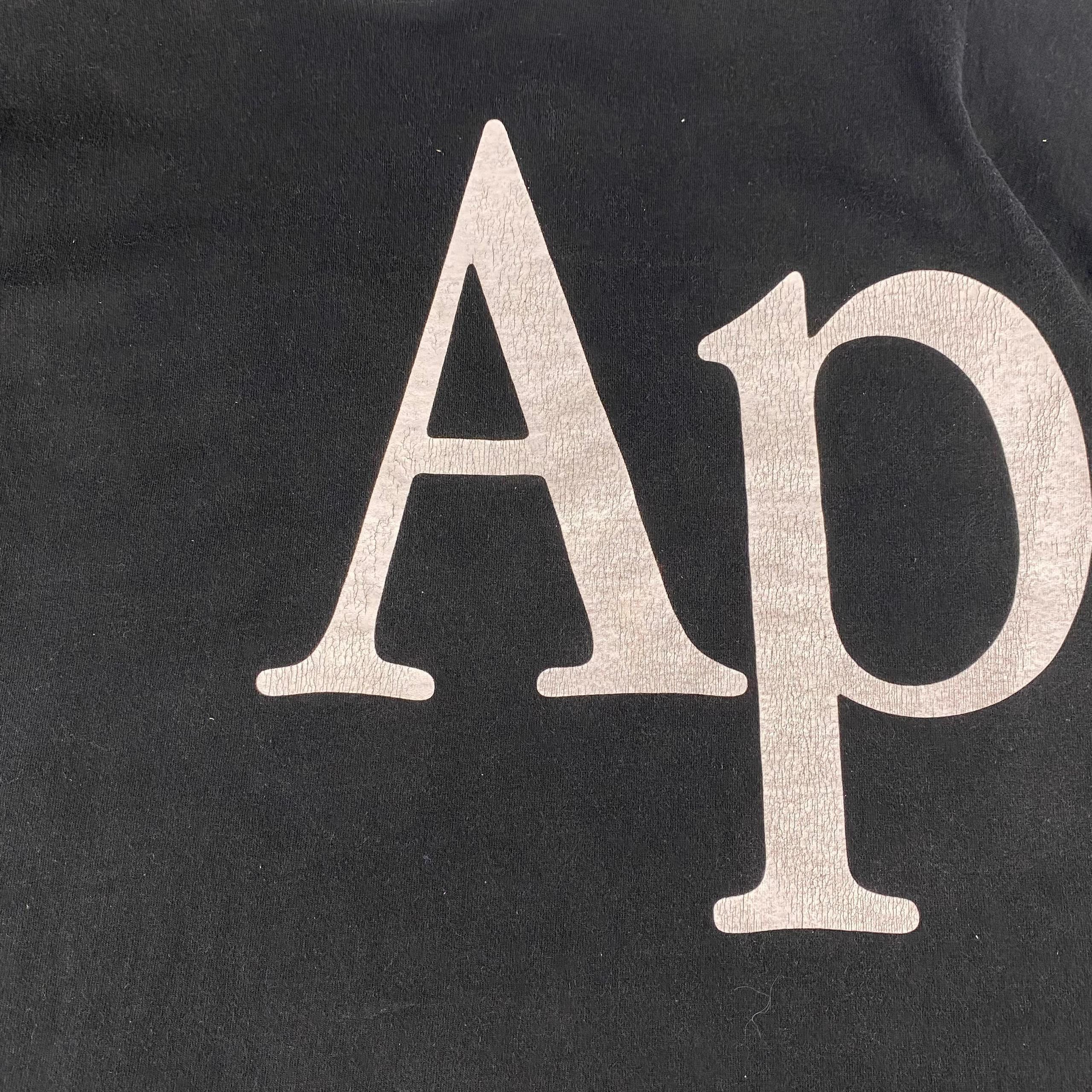 Apple Vintage 90s Apple Distressed Tshirt Size US M / EU 48-50 / 2 - 6 Thumbnail