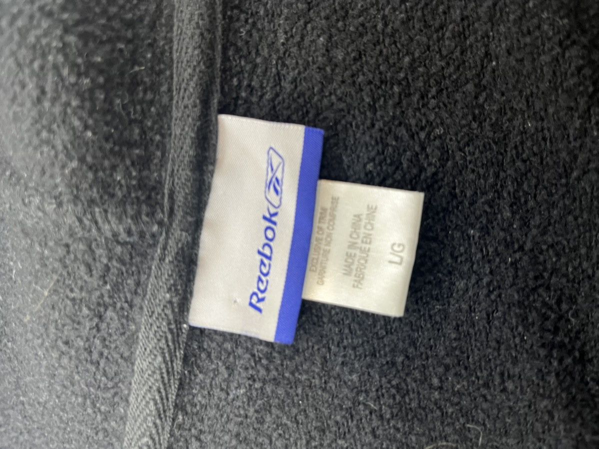 Reebok × Vintage Black & Grey Vintage Reebok Logo Zip Up Side Logo On Arm Size US L / EU 52-54 / 3 - 7 Thumbnail
