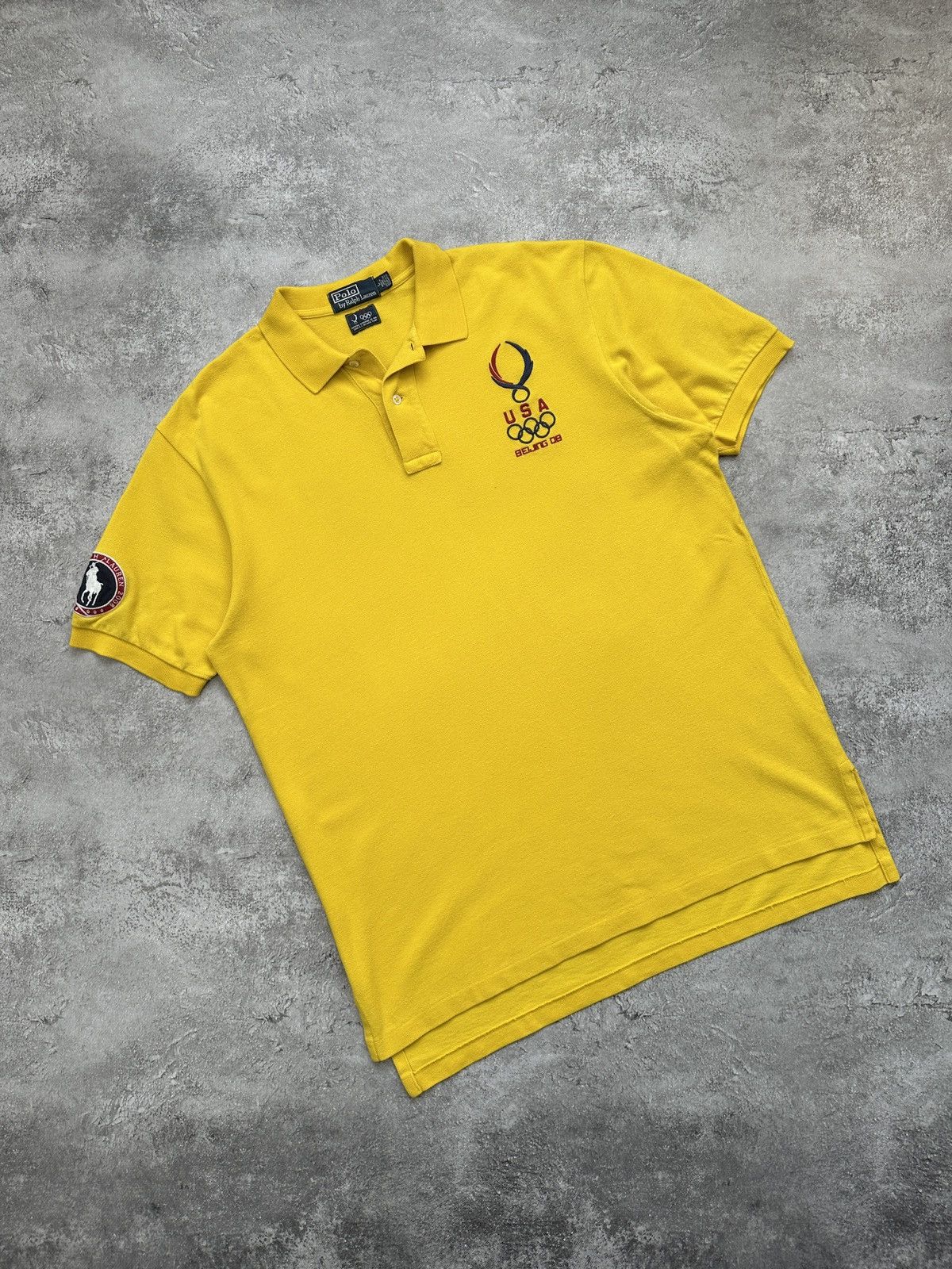 Polo Ralph Lauren Vintage Polo Ralph Lauren T-Shirt USA Olympics Beijing 2008 Size US L / EU 52-54 / 3 - 2 Thumbnail