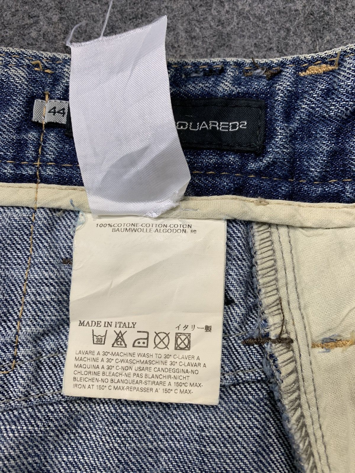 Dsquared2 Rare Dsquared2 DC/DC Denim Jeans Multicolor Hook Waist Size US 31 - 15 Thumbnail