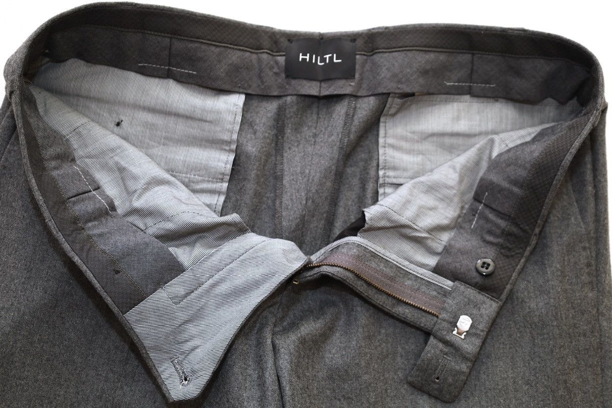 Hiltl Hiltl Dress Pants Size 46c Piacenza In Solid Light Gray Size 46S - 6 Thumbnail