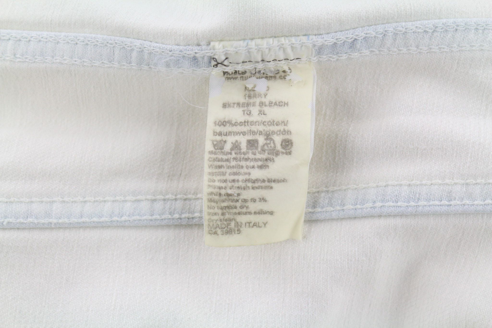 Nudie Jeans TERRY XL Extreme Bleach Pockets Jacket 81038 Size US XL / EU 56 / 4 - 7 Thumbnail