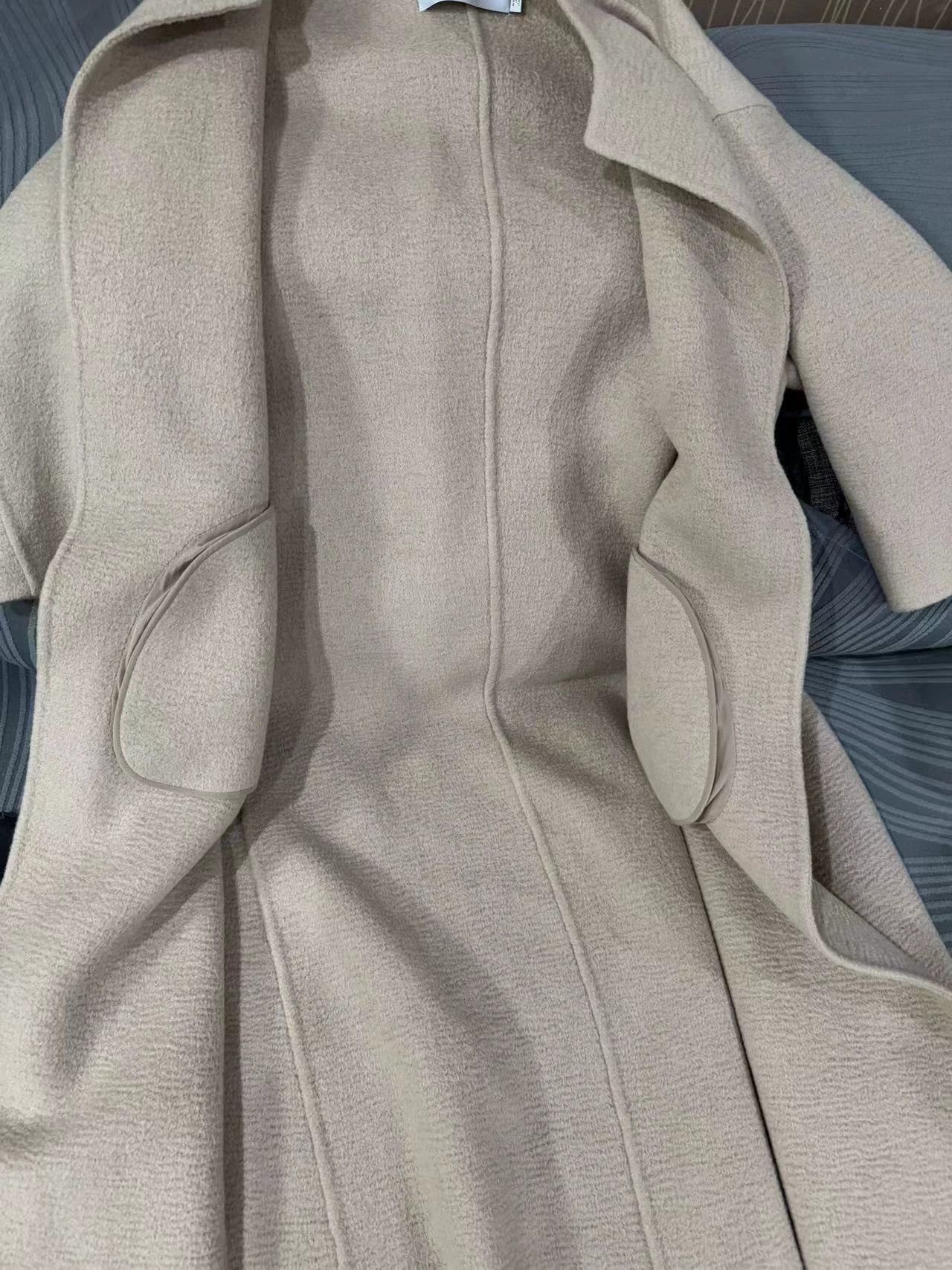 Dior DIOR 24 Ripple Sand Camel Hair Overcoat Worn Once Size XS / US 0-2 / IT 36-38 - 3 Thumbnail