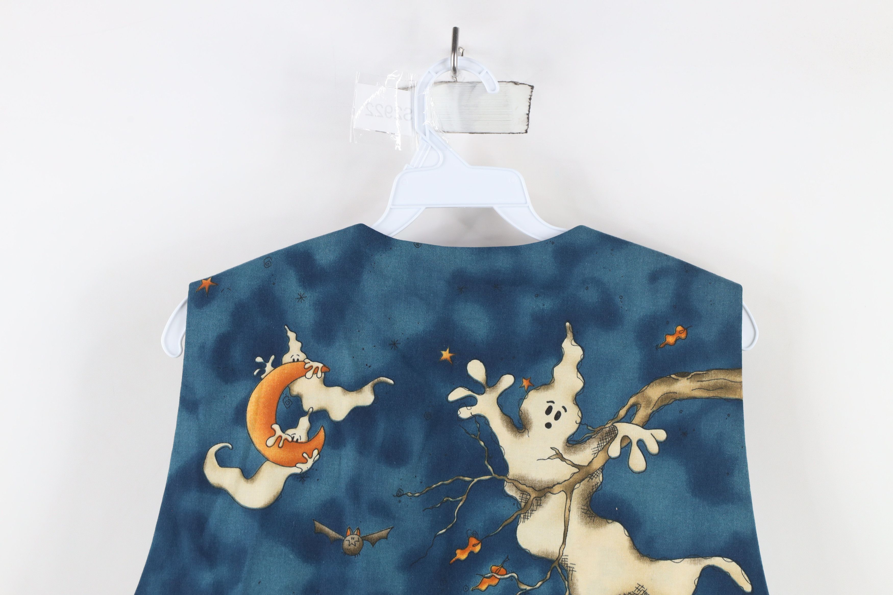 Vintage Vintage 90s Streetwear Reversible Halloween Vest Jacket Size M / US 6-8 / IT 42-44 - 7 Thumbnail