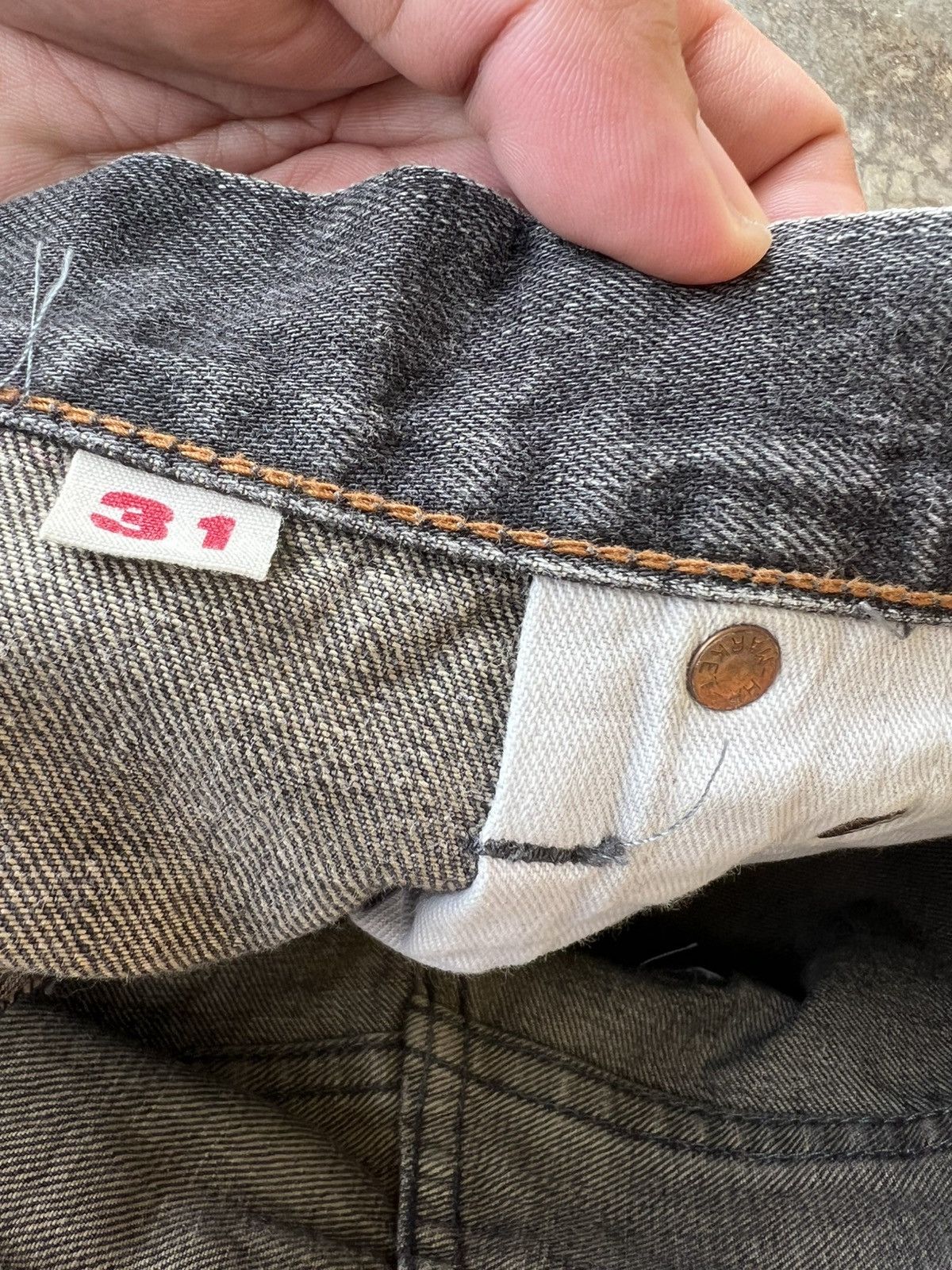 HRMTG × Japanese Brand × Jean HRM DISTRESS PATCHES SELVEDGE JEANS Size US 30 / EU 46 - 21 Thumbnail