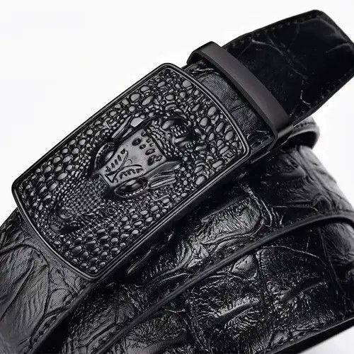 VIBE Genuine Leather New Style Pin Buckle Jeans Size ONE SIZE - 4 Thumbnail