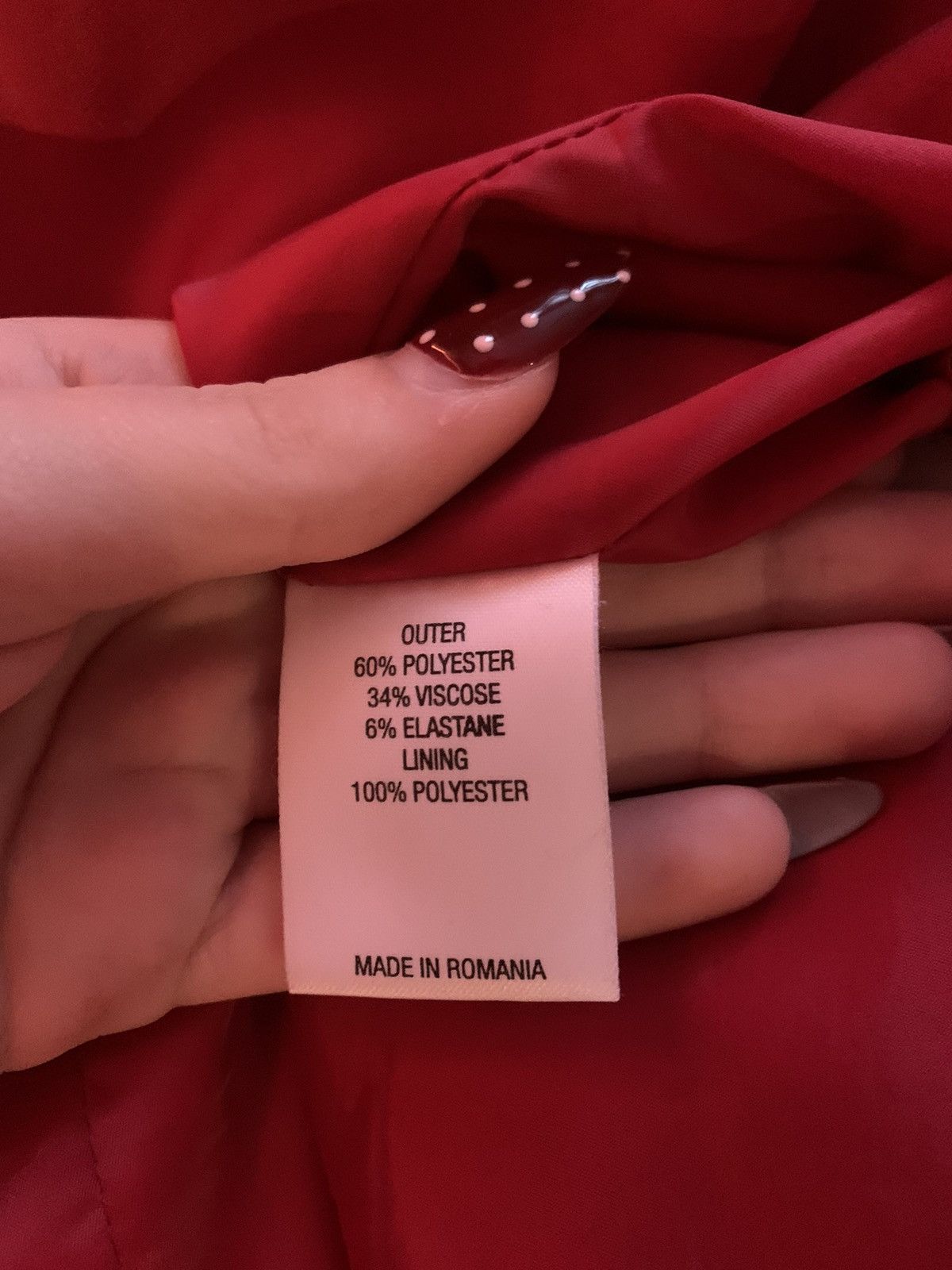 LK Bennett LK Bennett Red Mid-Length Dress Size L / US 10 / IT 46 - 7 Thumbnail