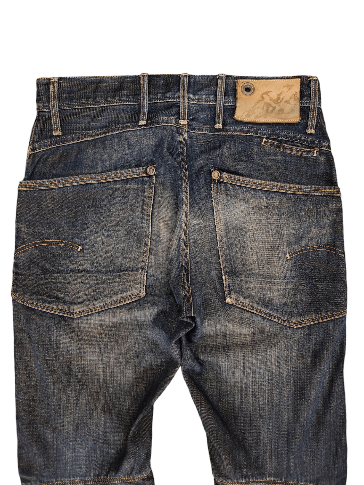 G-Star Vintage Y2k G-Star Raw 3310 Clawmark Distress Faded Jeans Size US 30 / EU 46 - 12 Thumbnail