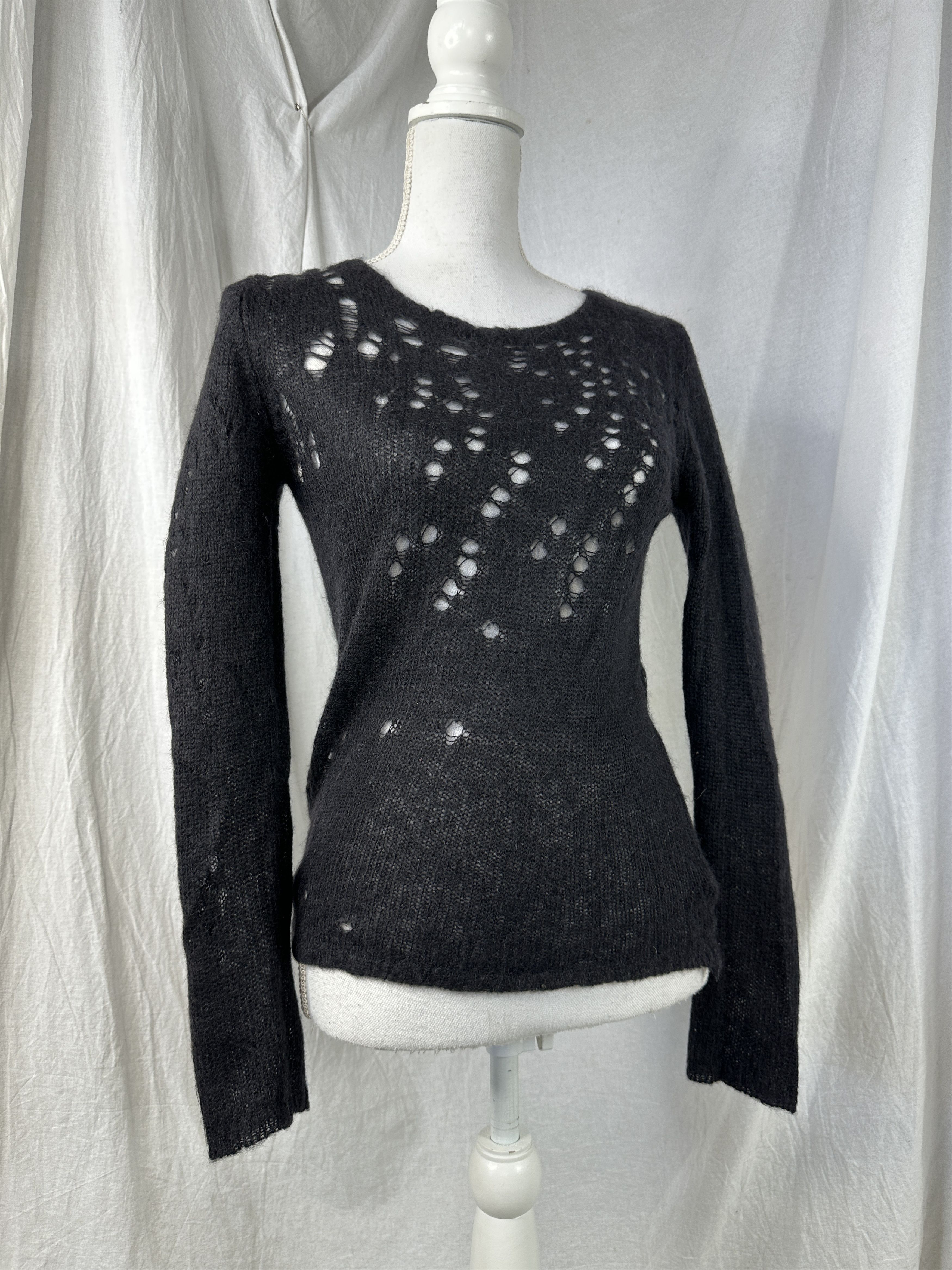 Isabel Marant × Vintage Vintage Y2K Opium Isabel Marant Mohair Distressed Sweater Size S / US 4 / IT 40 - 1 Thumbnail