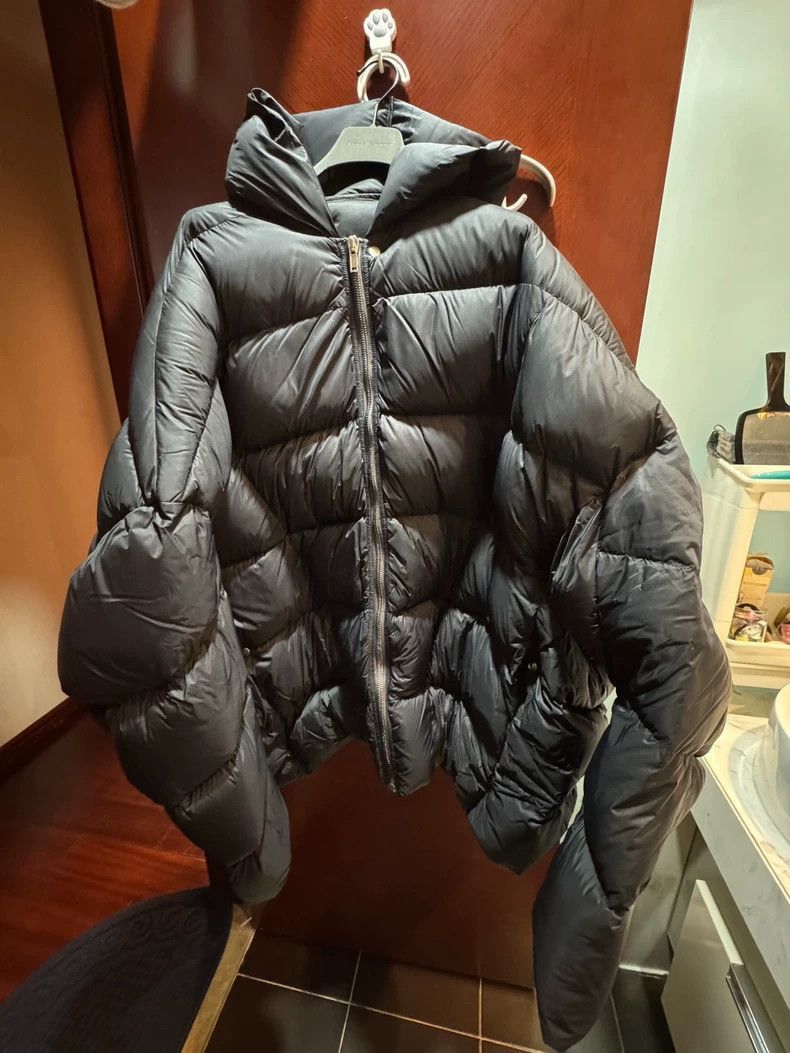Rick Owens Rick Owens Beetle profile zipper hooded down jacket coat-25 Size US M / EU 48-50 / 2 - 1 Thumbnail