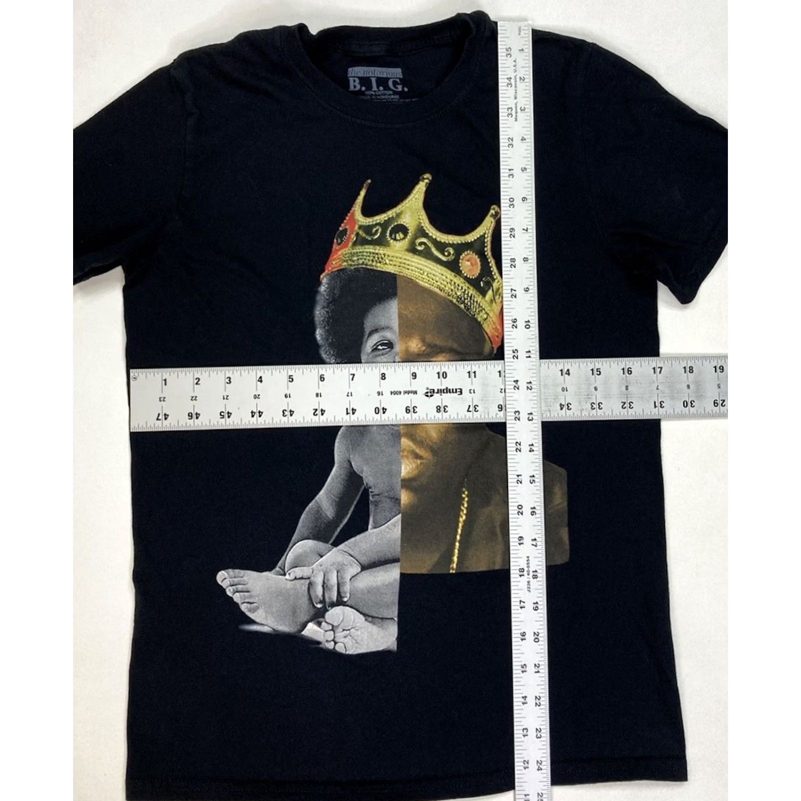 Vintage The Notorious BIG Shirt Womens S Black Biggie Smalls Women Short Sleeve Music Size S / US 4 / IT 40 - 6 Thumbnail