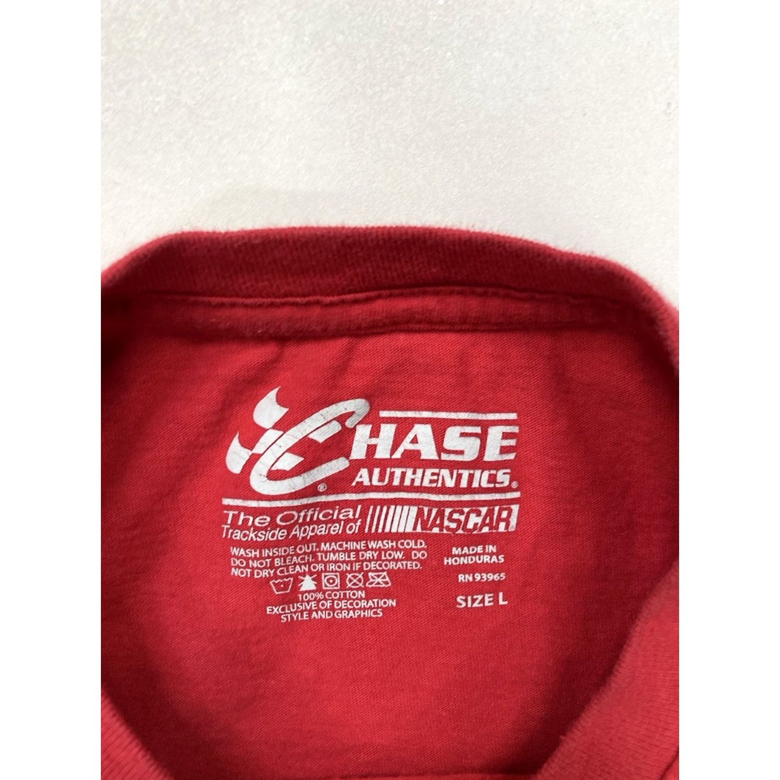 Chase Authentics Chase Authentics NASCAR Dale Earnhardt Jr T-shirt Men L Red 2012 Graphic Print Size US L / EU 52-54 / 3 - 4 Thumbnail