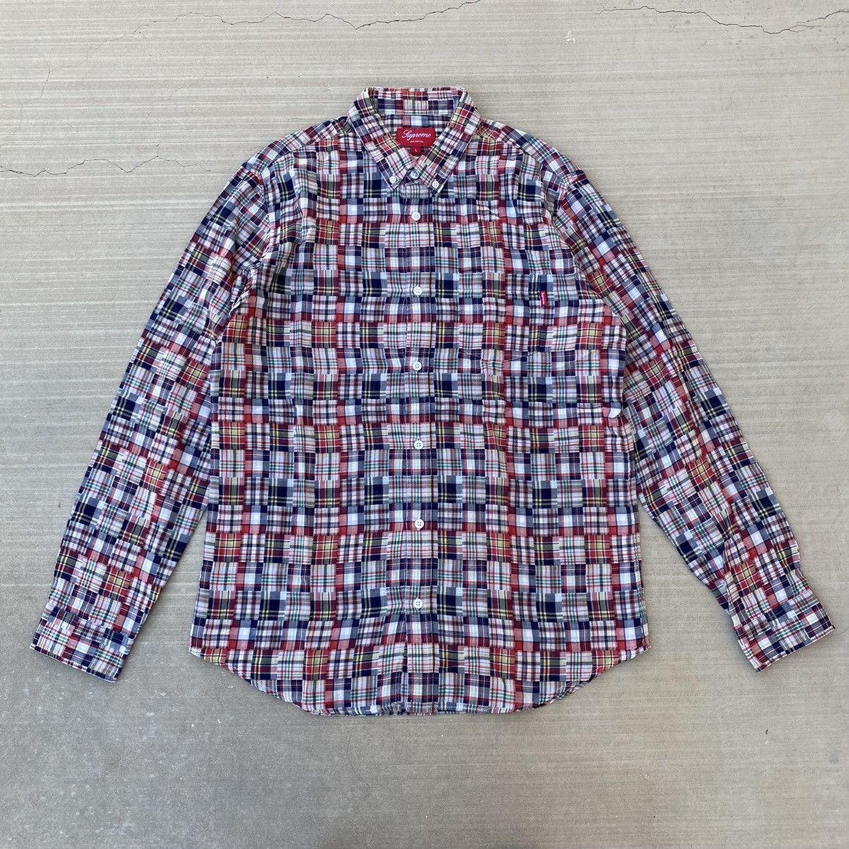 Martine Rose × Supreme Supreme Martine Rose Patchwork Shirt