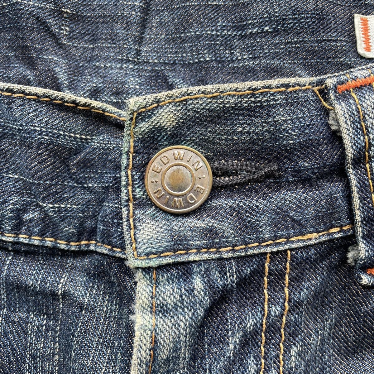 Japanese Brand W33x33.5💥 Vintage Edwin XV-S Faded BAGGY Jeans Denim Pants Size US 33 - 6 Thumbnail
