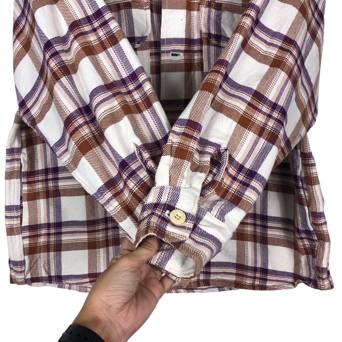 Issey Miyake Vintage Flannel Shirt Jacket GU Japan Tartan Design Checked Size US M / EU 48-50 / 2 - 16 Thumbnail