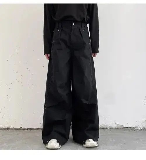 Japanese Brand Darkwear Pleats Loose Wide Leg Pant Size US 32 / EU 48 - 4 Thumbnail