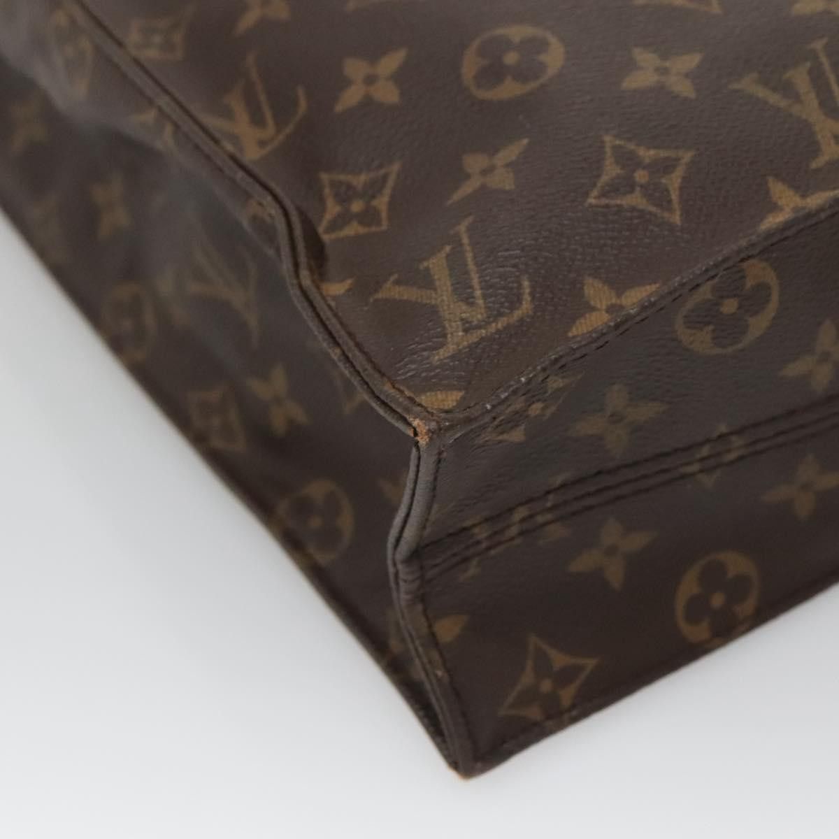 Louis Vuitton LOUIS VUITTON Monogram Sac Plat Hand Bag M51140 Size ONE SIZE - 14 Thumbnail