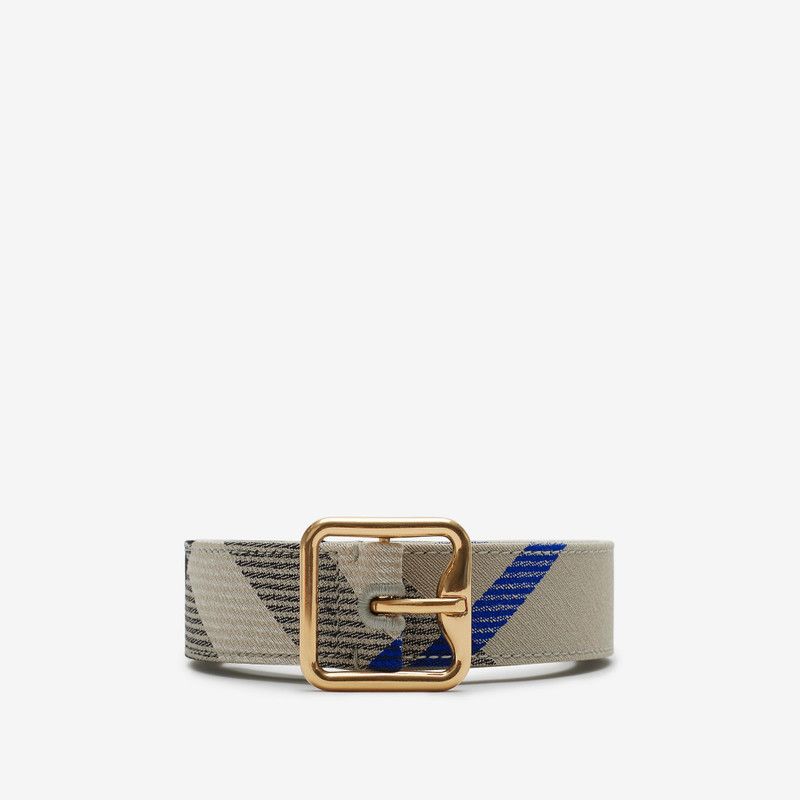 Burberry o1w1db10226 Size: S / Check B Buckle Belt In Multicolor Size ONE SIZE - 1 Thumbnail