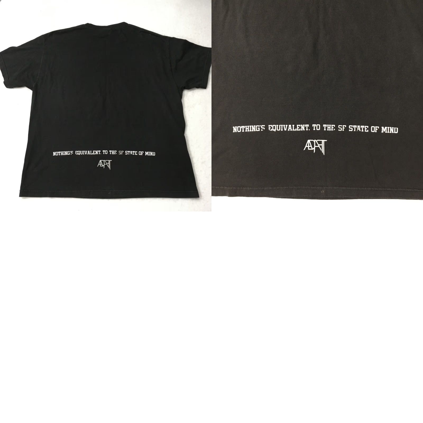 Vintage RARE Adapt STATE OF MIND TOUR SHIRT XL Double-Sided Black Men T-Shirt Size US XL / EU 56 / 4 - 8 Thumbnail