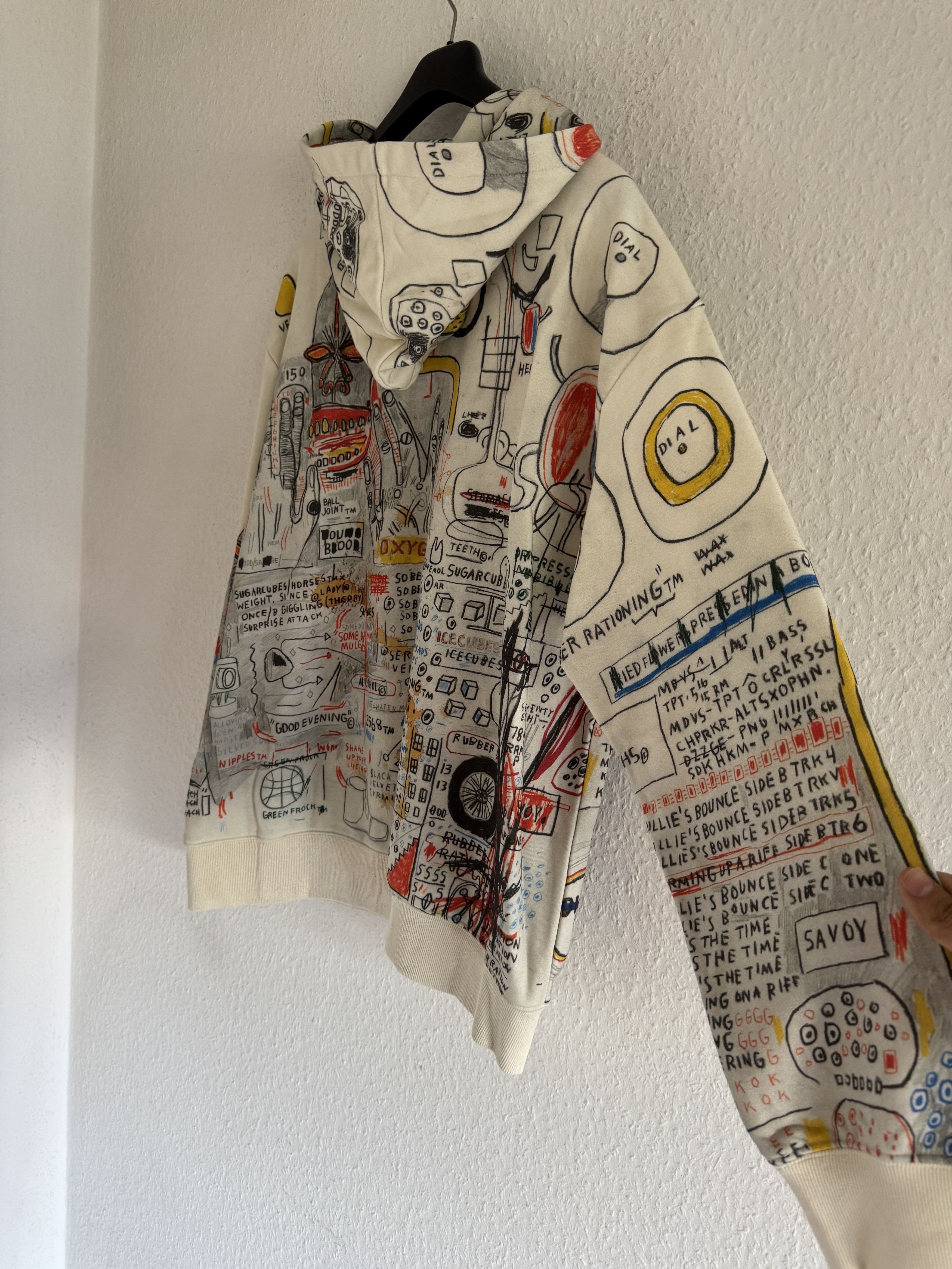 H&M × Jean-Michel Basquiat × Who Decides War Hysteric Graffiti Hoodie Size US XL / EU 56 / 4 - 9 Thumbnail