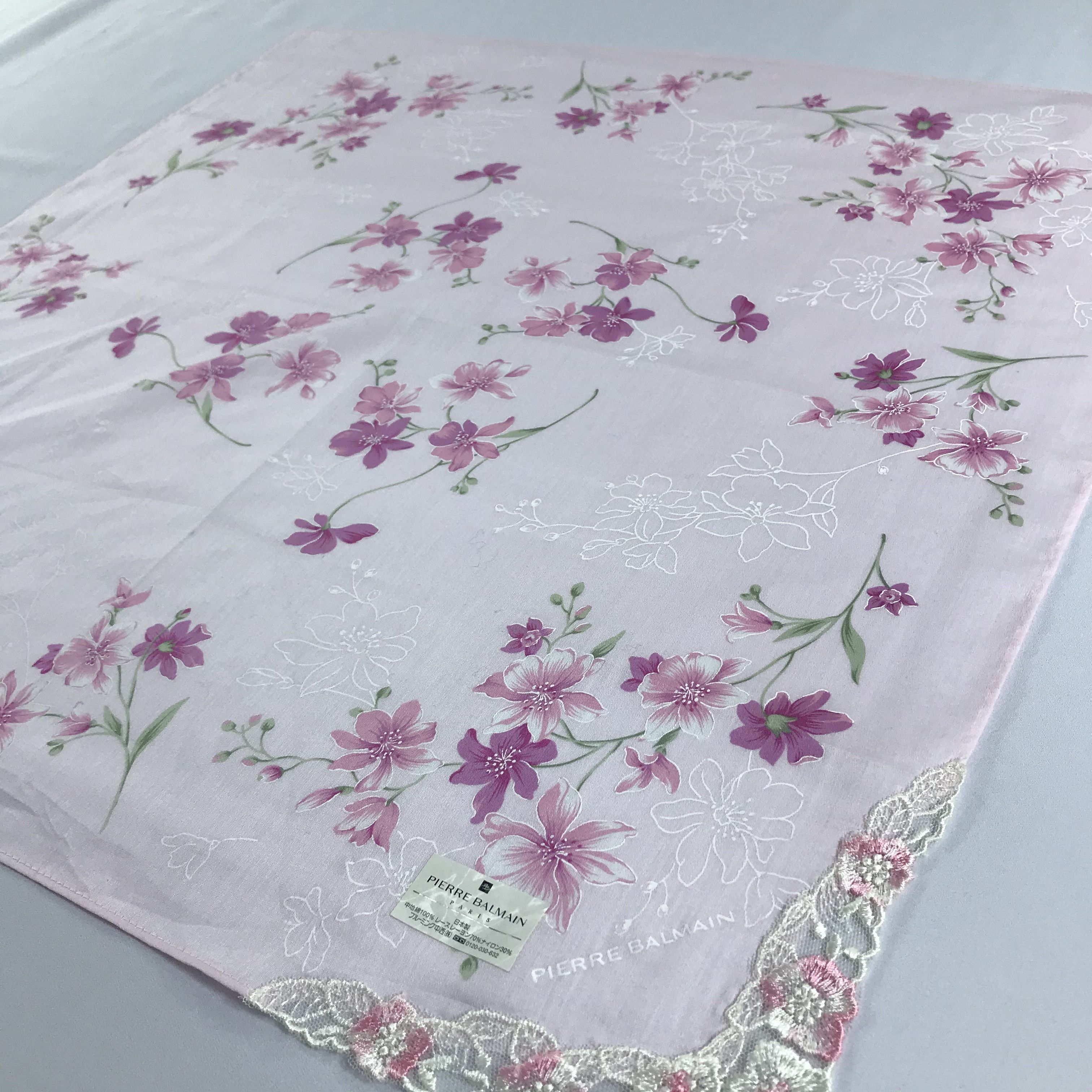 Pierre Balmain × Vintage Pierre Balmain Handkerchief Neckerchief Bandana H1096 Size ONE SIZE - 4 Thumbnail