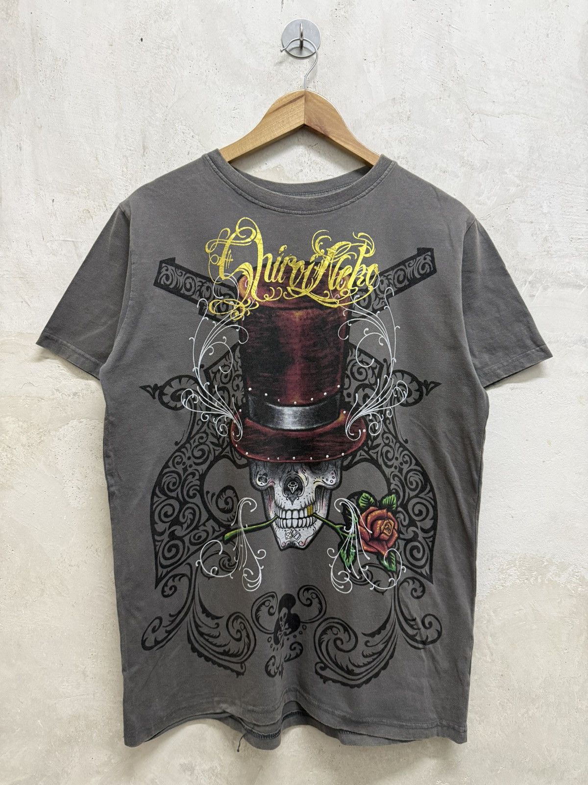 Affliction 2000s Minute Mirth affliction style Cross y2k Tees Size US L / EU 52-54 / 3 - 3 Thumbnail