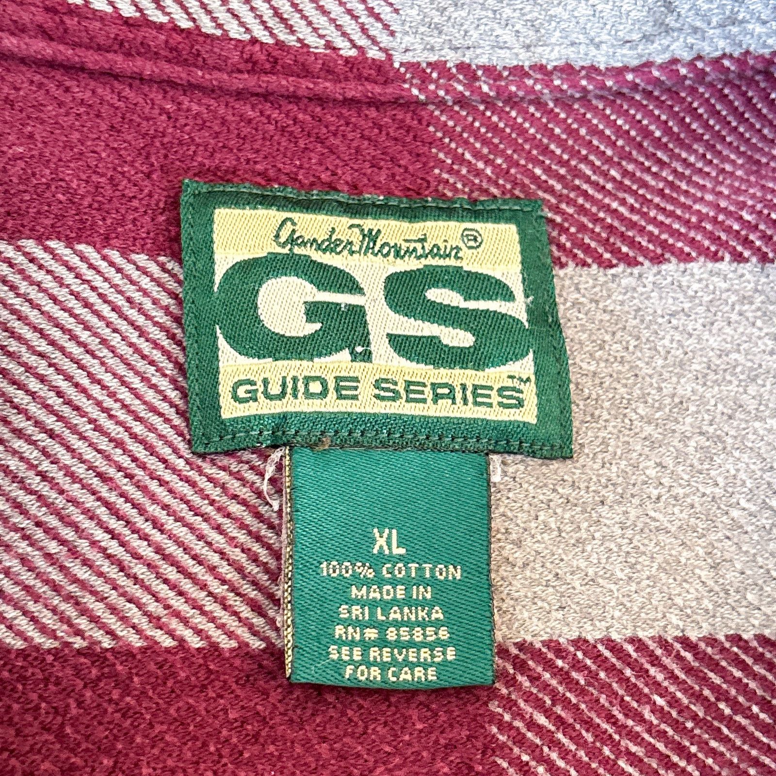 Guide Series Gander Mountain Guide Series Red Gray Plaid Button Up Shirt Size US XL / EU 56 / 4 - 3 Thumbnail