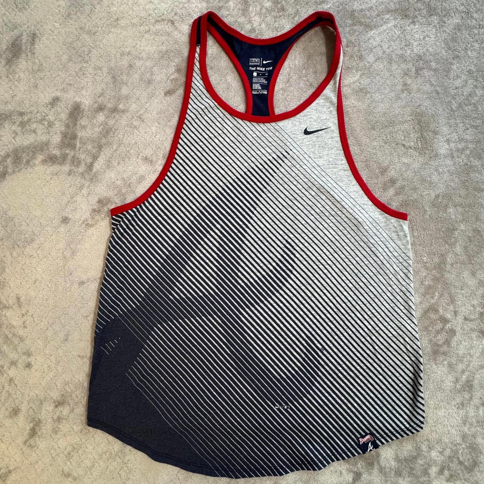 Nike Nike MLB Atlanta Braves Women's Small Shirt Sleeveless Size S / US 4 / IT 40 - 2 Thumbnail