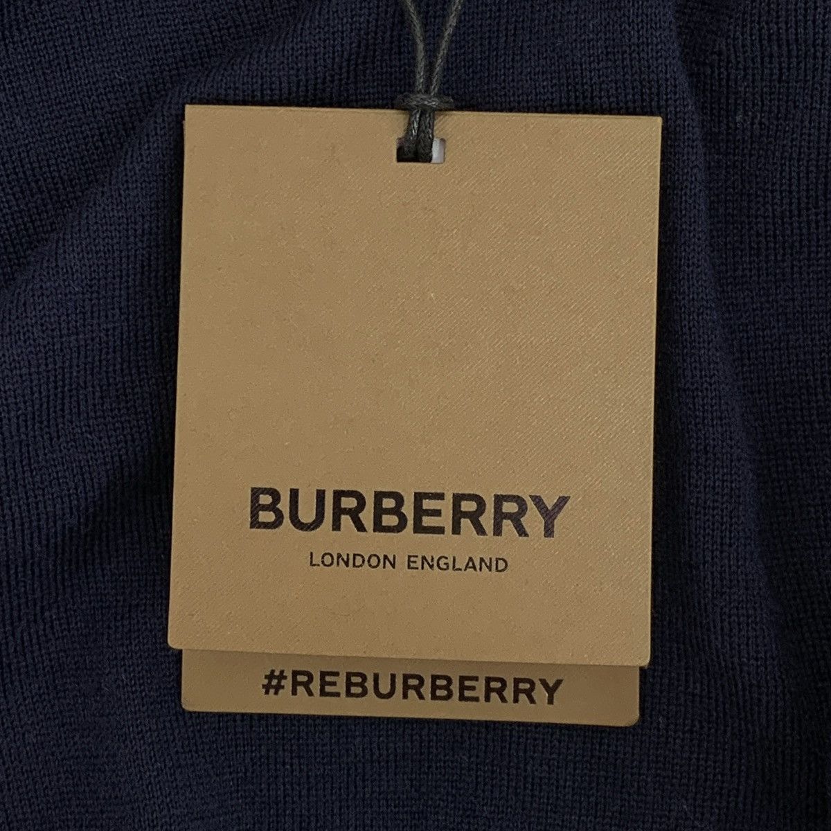 Burberry Burberry Plaid Spliced Wool Long Sleeve Knit Sweater K26WX Size US L / EU 52-54 / 3 - 8 Thumbnail