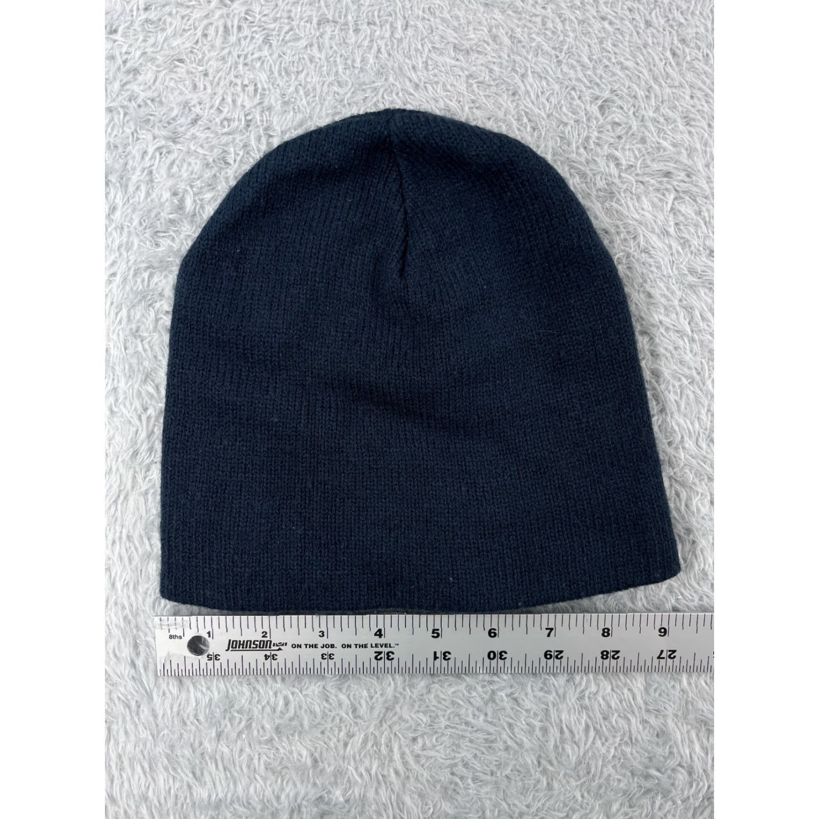 Port & Company Port & Company Beanie Hat Unisex Adults One Size Blue Acrylic Knit Embroider Logo Casual Knit Size ONE SIZE - 4 Thumbnail